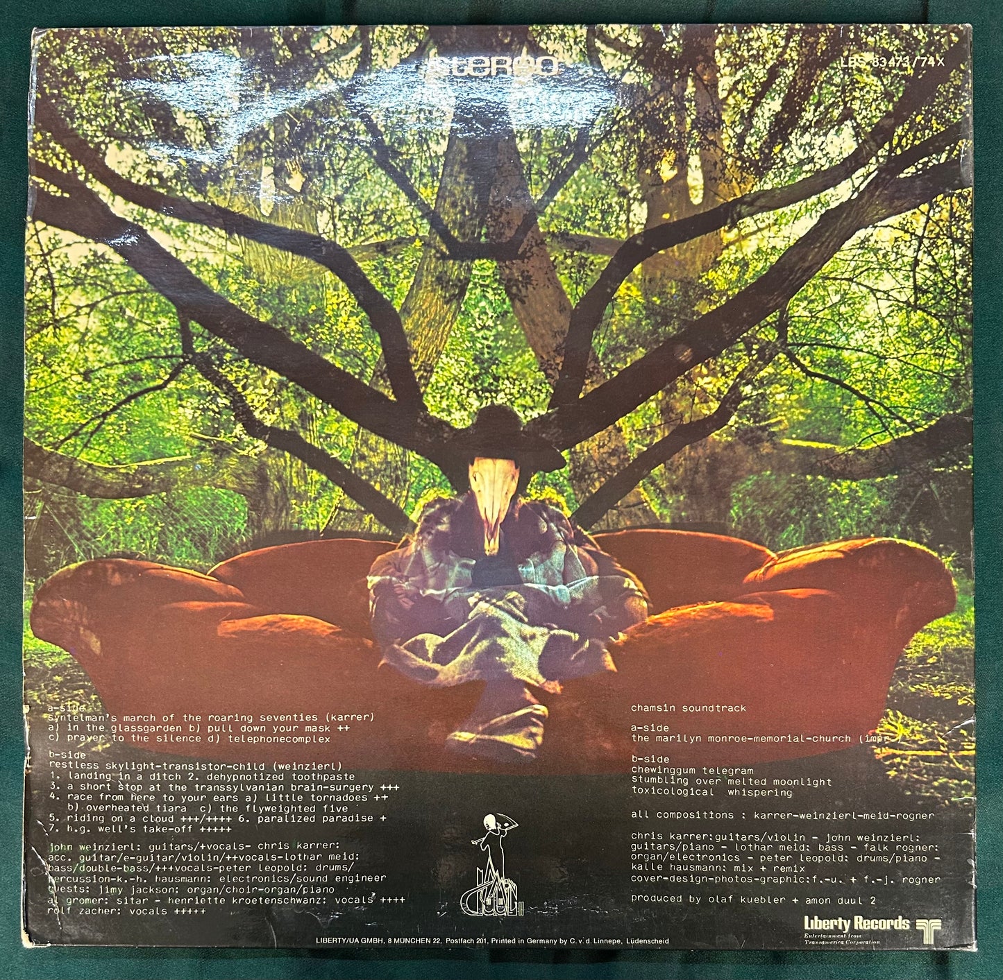 Anon Duul II - Tanz Der Lemminge 1st Press Germany 1971 Liberty Krautrock