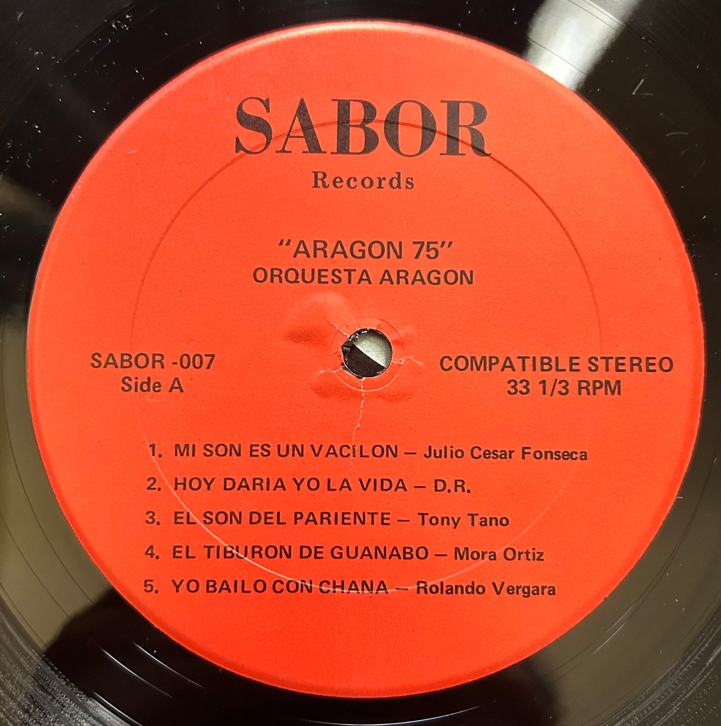 Orquesta Aragon - Aragon 75 1st US Press 1975 Sabor Records Cuban Salsa