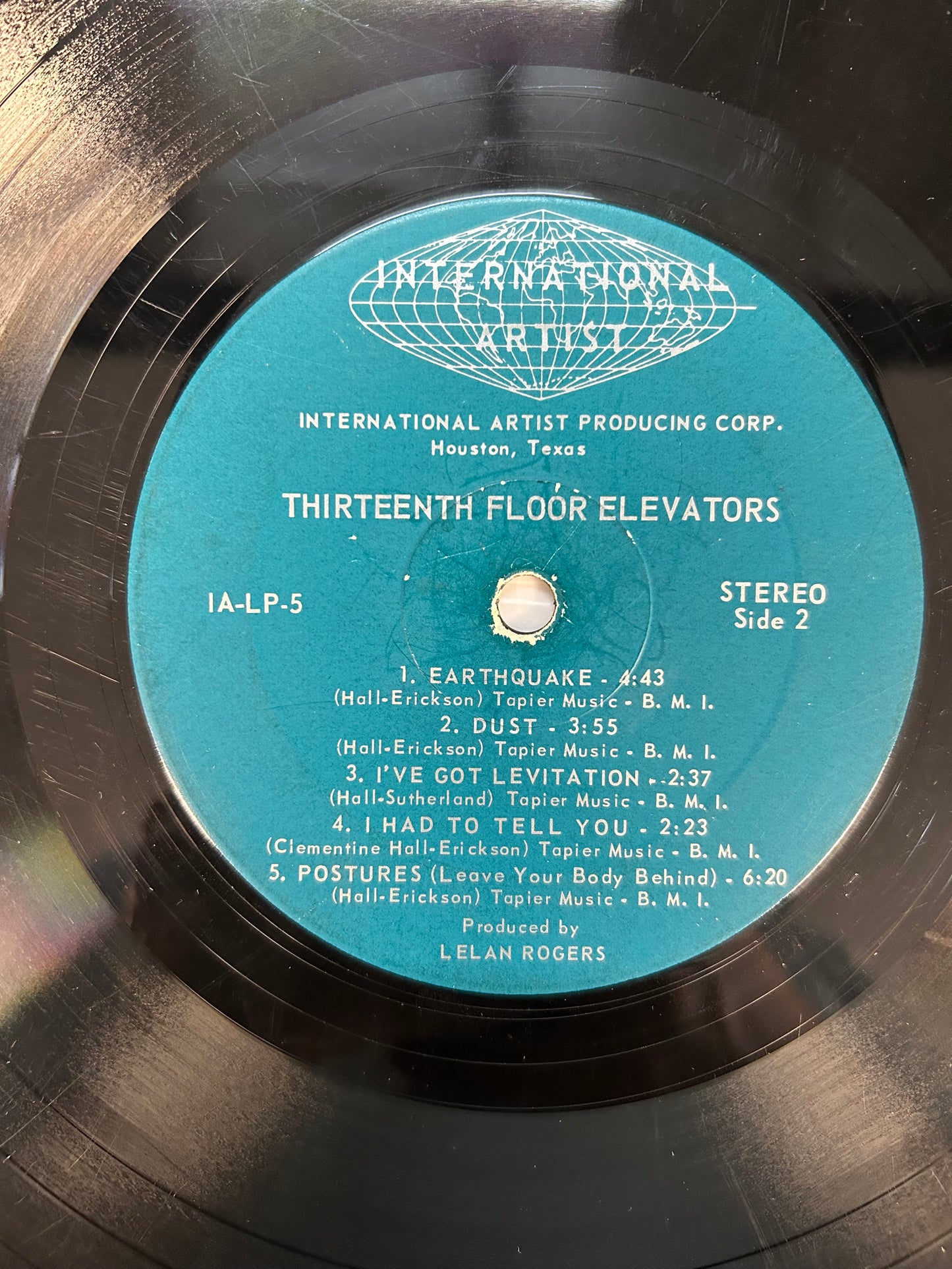 13th Floor Elevators - Easter Everywhere 1st Stereo press 1967 Misprint Psych Rock International Artists