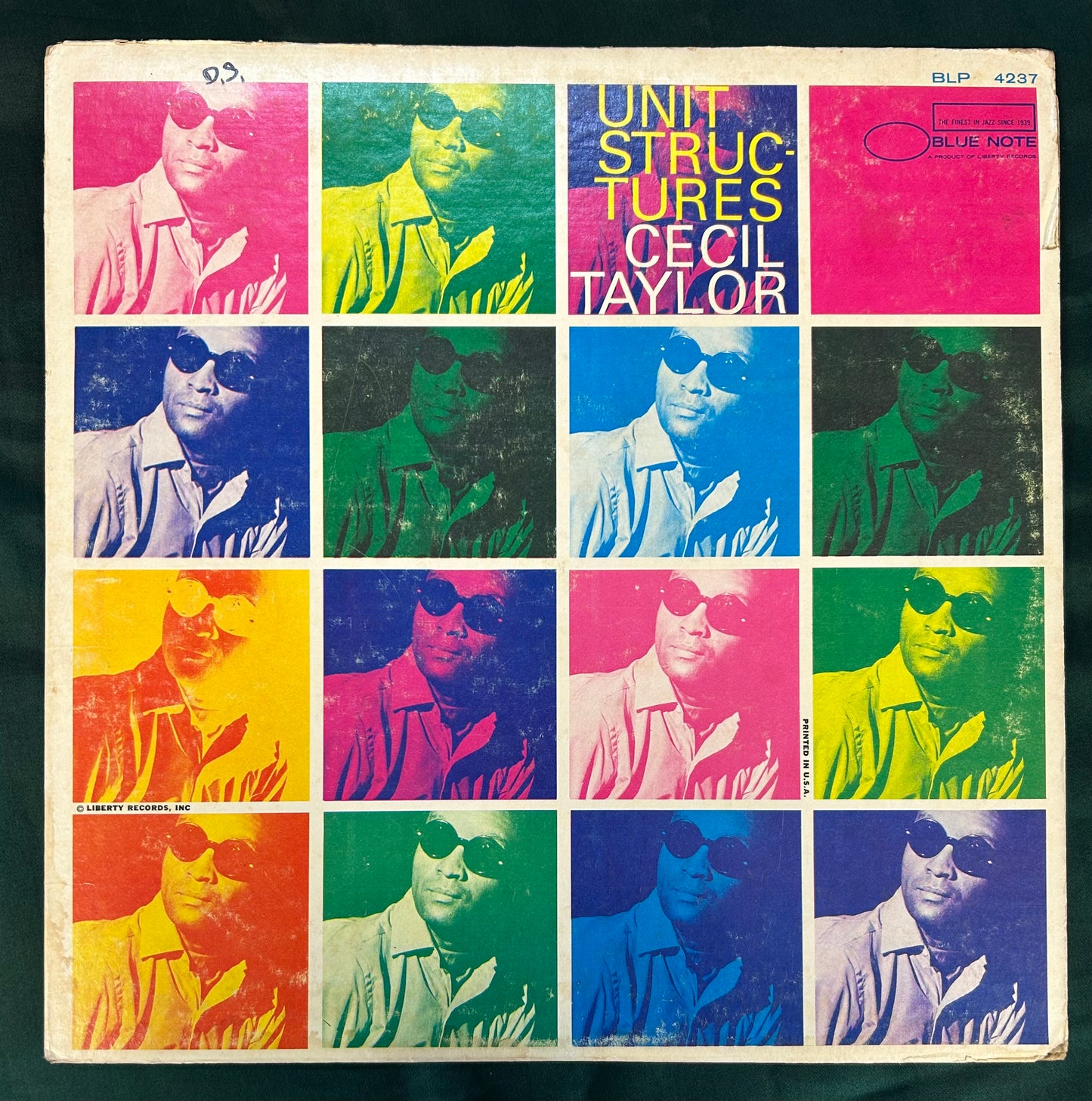 Cecil Taylor - Unit Structures 1st Press Mono Blue Note 1966