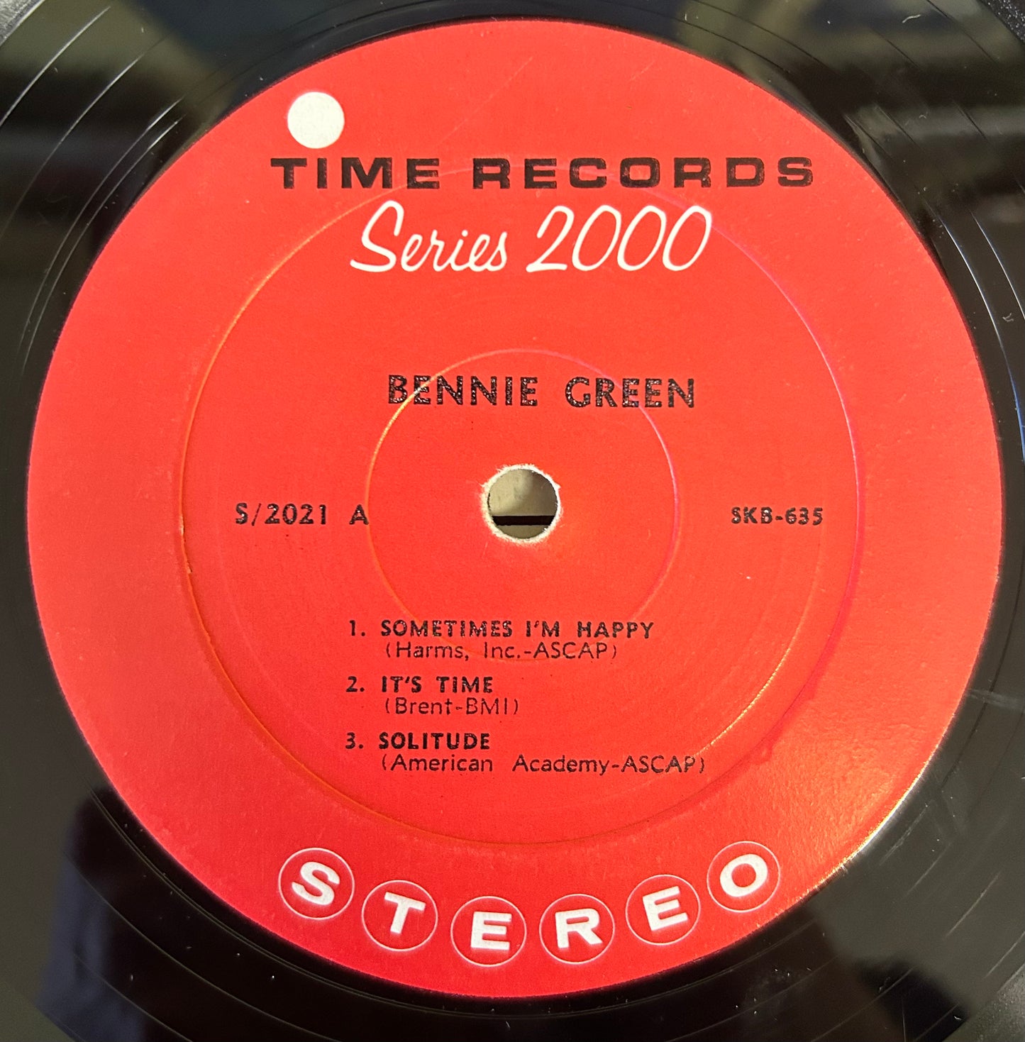 Bennie Green - 1st Stereo Press Time Records 1960