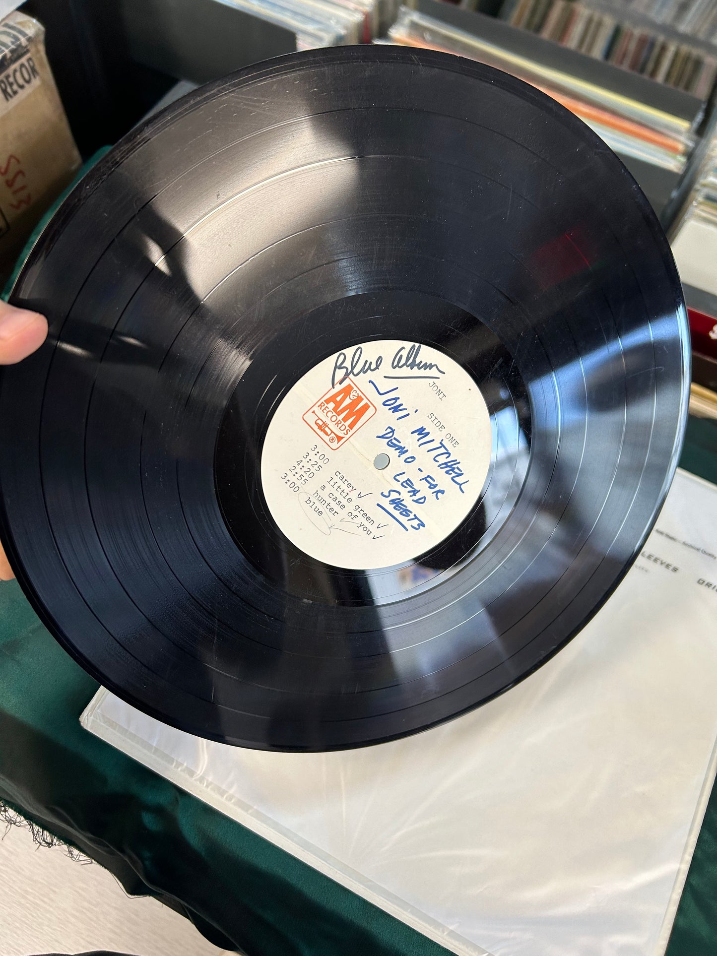 Joni Mitchell - Blue - ACETATE 1971 With 2 Unreleased / Alternate Tracks!