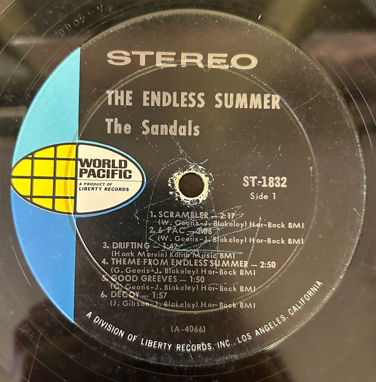 The Sandals - Endless Summer 2nd Press 1966 World Pacific Surf Rock Soundtrack