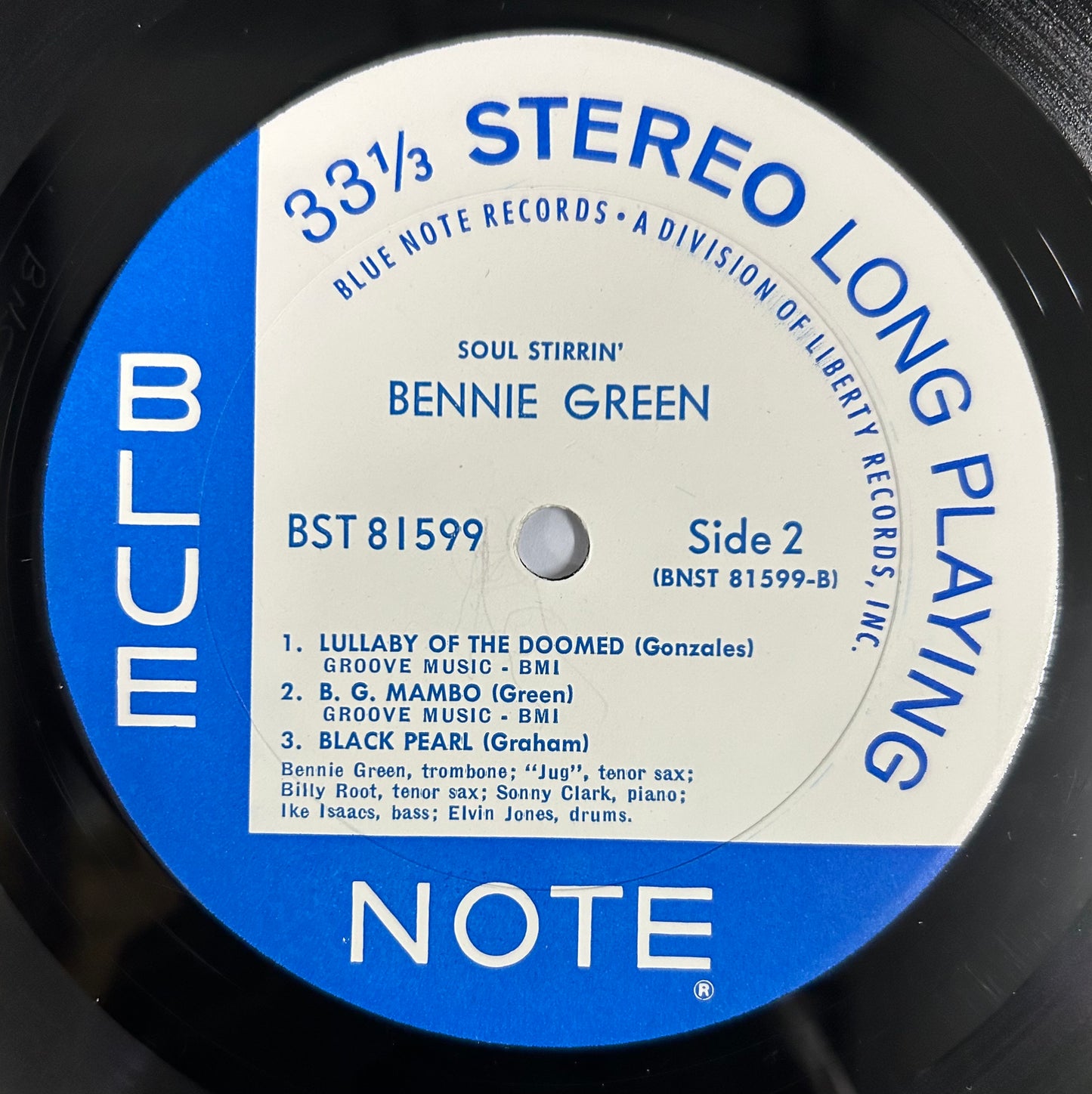 Bennie Green - Soul Stirrin’ 1967 Liberty Stereo Repress Blue Note