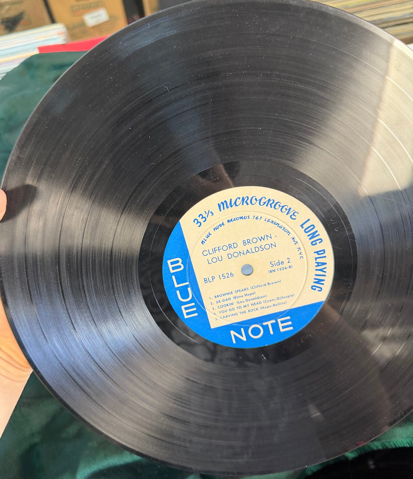 Clifford Brown - Memorial Album 1st Press Mono Blue Note 1526 Lexington Ave 1956