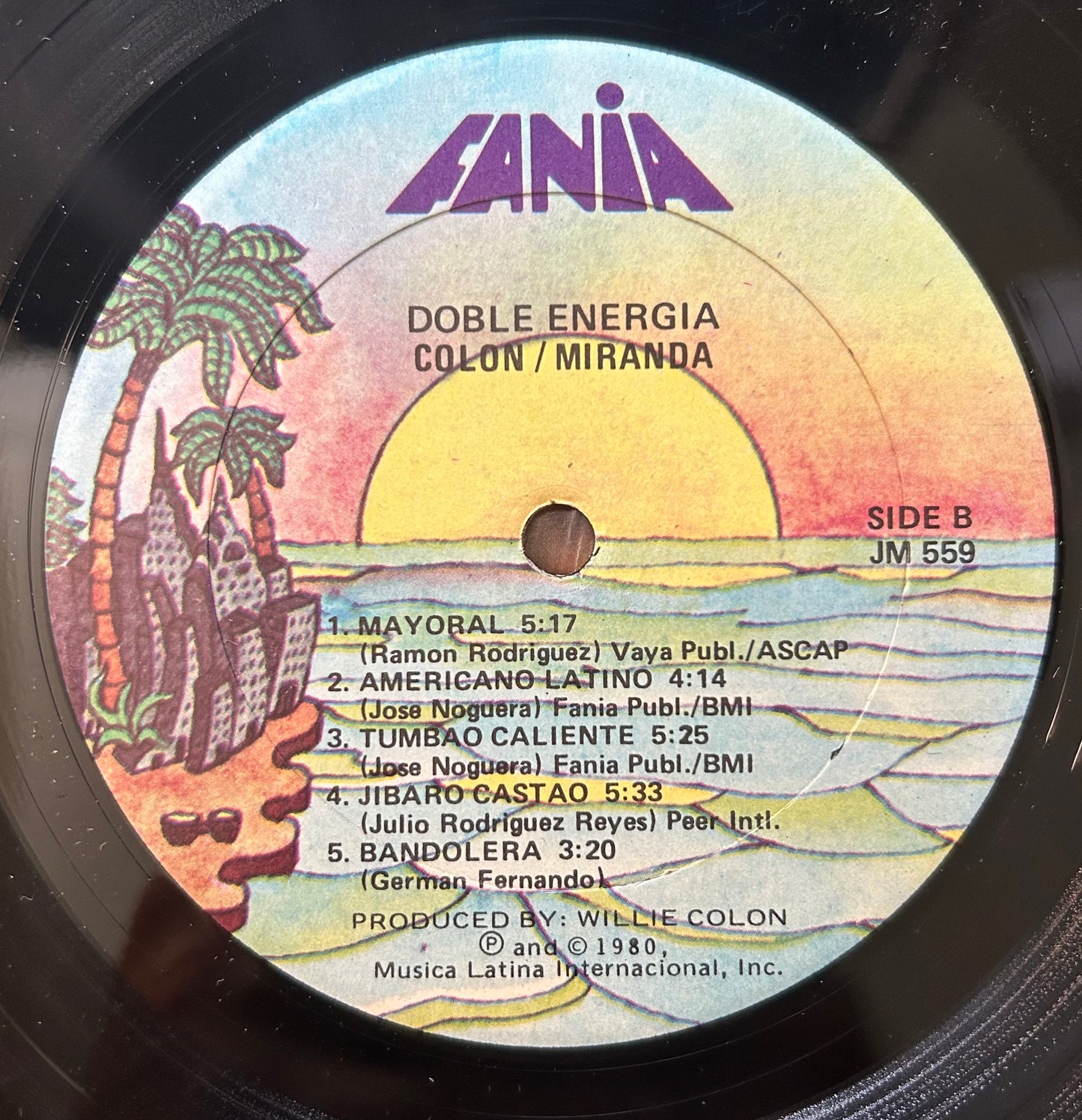 Willie Colon / Ismael Miranda - Doble Energia 1st Press 1980 Fania Salsa