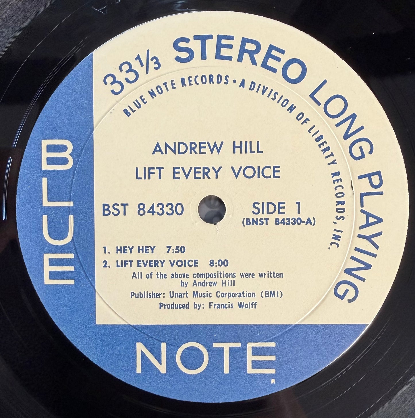 Andrew Hill - Lift Every Voice 1st Press 1970 Blue Note Van Gelder