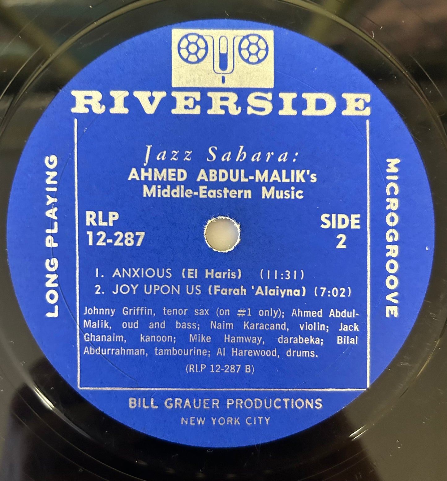 Ahmed Abdul Malik - Jazz Sahara 1st Mono Press 1959 Riverside