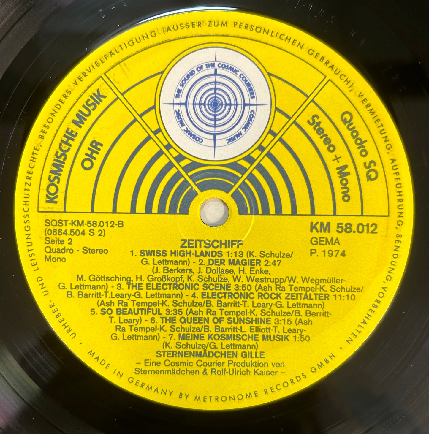 Sci Fi Party - Kosmische Musik 1st Press germany 1974 Krautrock Compilation