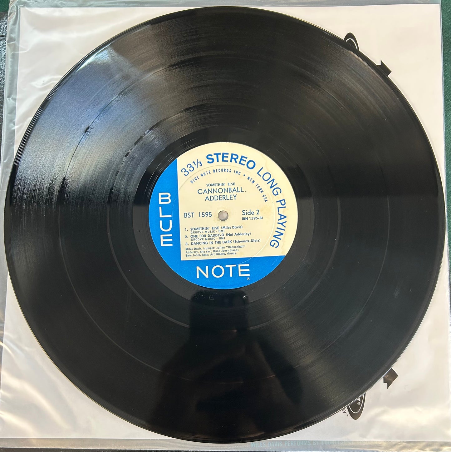 Cannonball Adderley - Somethin’ Else 1964 Stereo Press Blue Note NY Label Ear