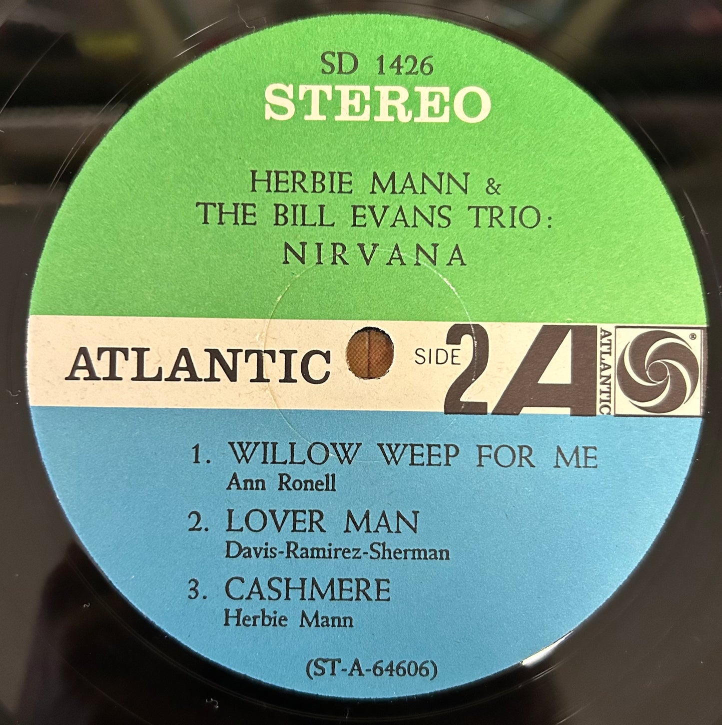 Herbie Mann & Bill Evans - Nirvana 1st Stereo Press 1964 Atlantic Top Copy!
