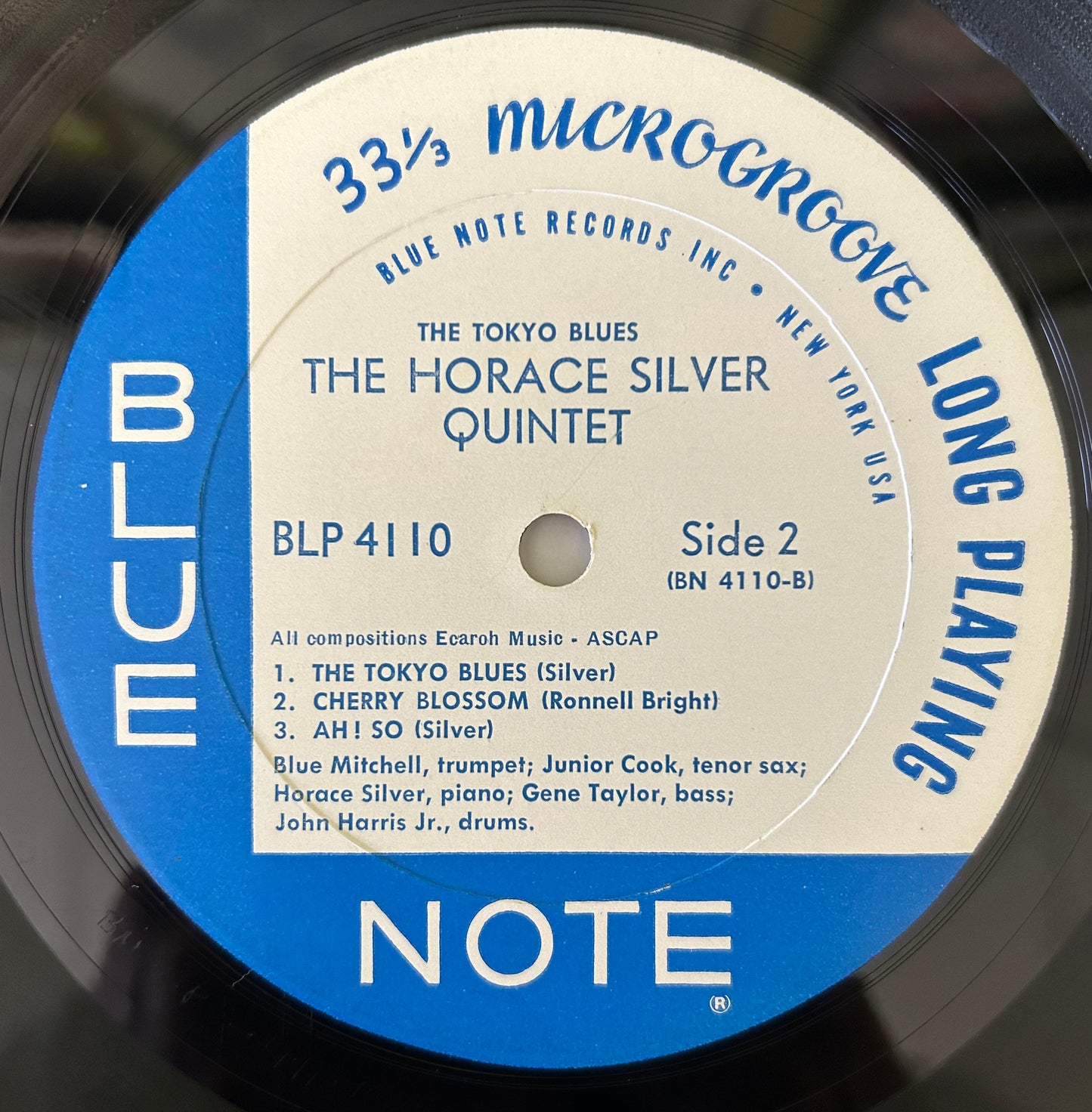 Horace Silver - The Tokyo Blues 2nd Press 1966 Liberty Mono Blue Note