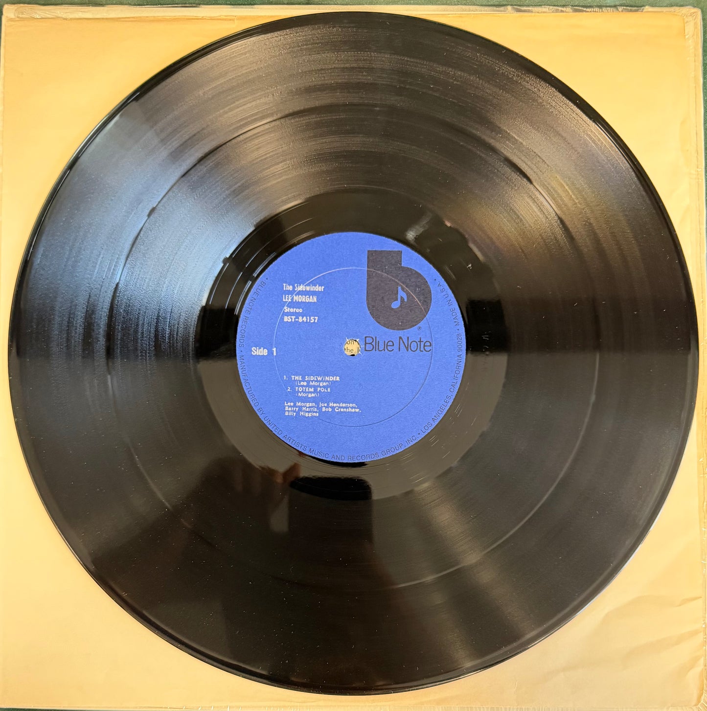Lee Morgan - The Sidewinder 1973 Blue Note Repress Van Gelder
