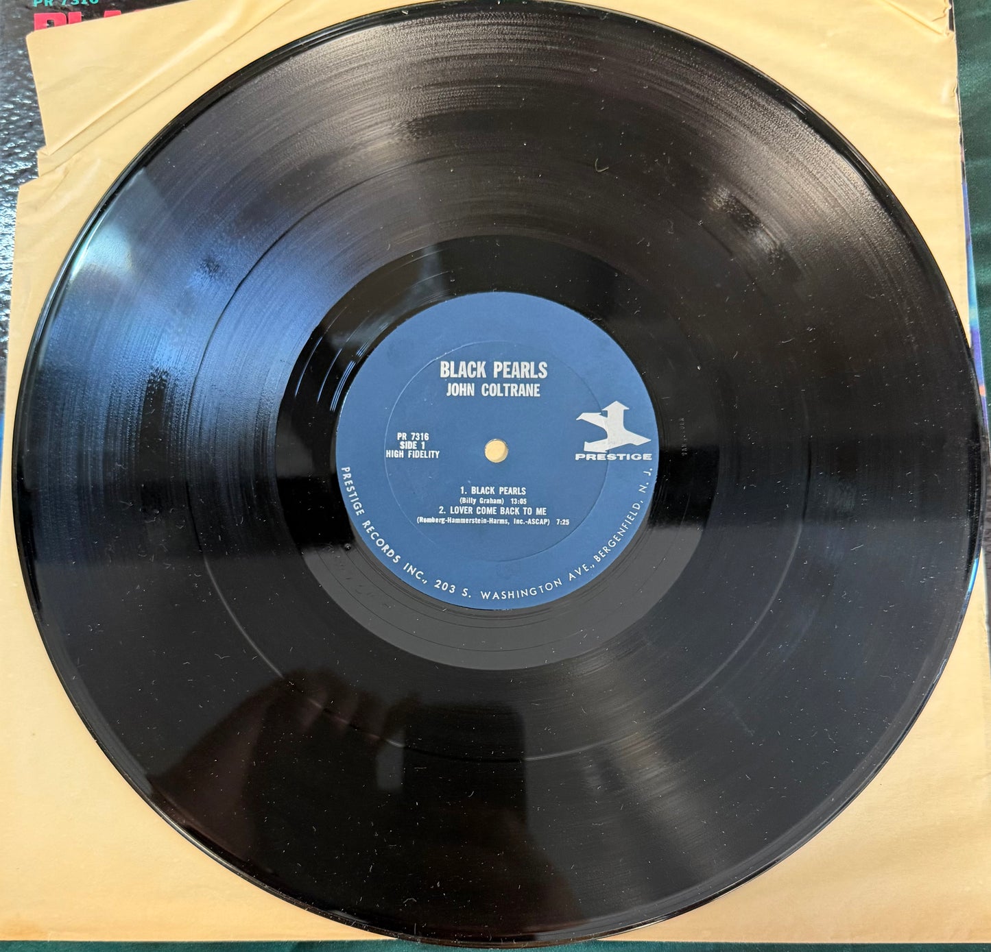 John Coltrane - Black Pearls 1965 Mono Prestige Trident RVG