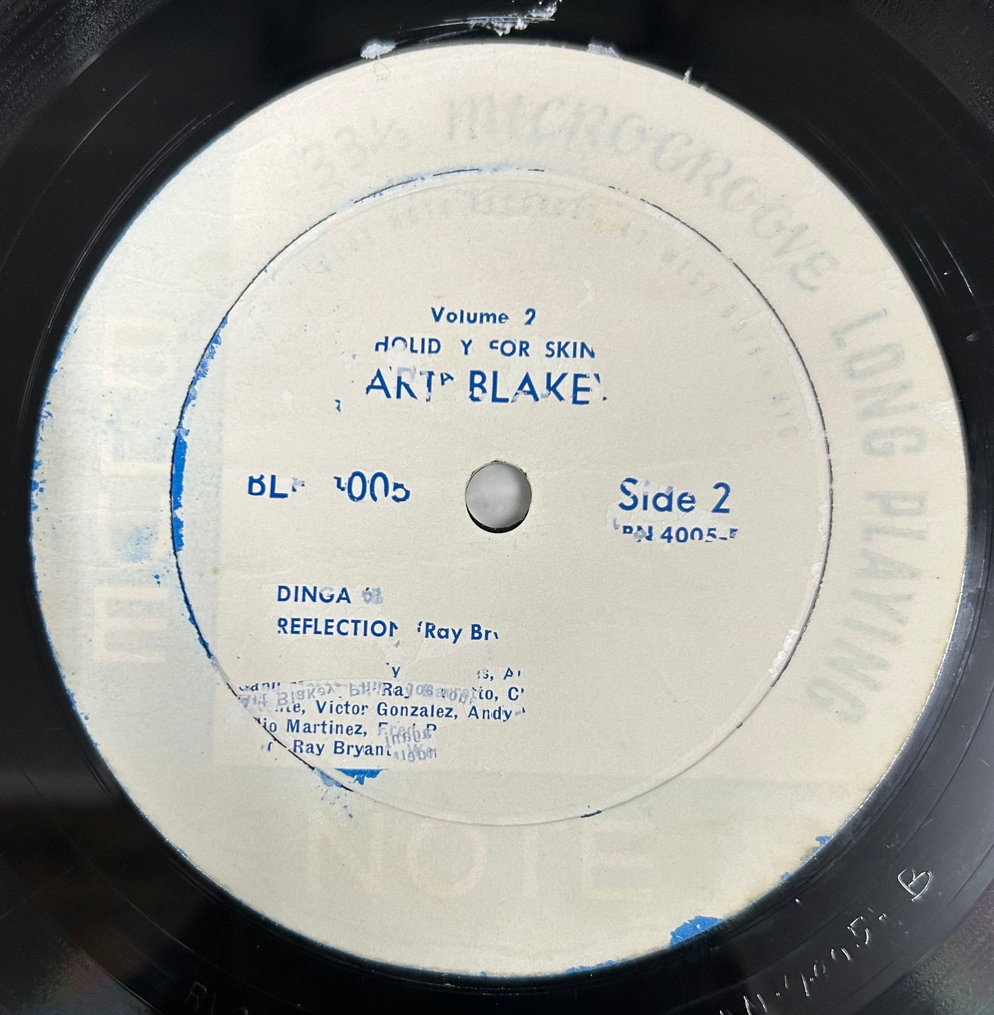 Art Blakey - Holiday For Skins Vol. 2 Mono 1st Press 1958 Blue Note