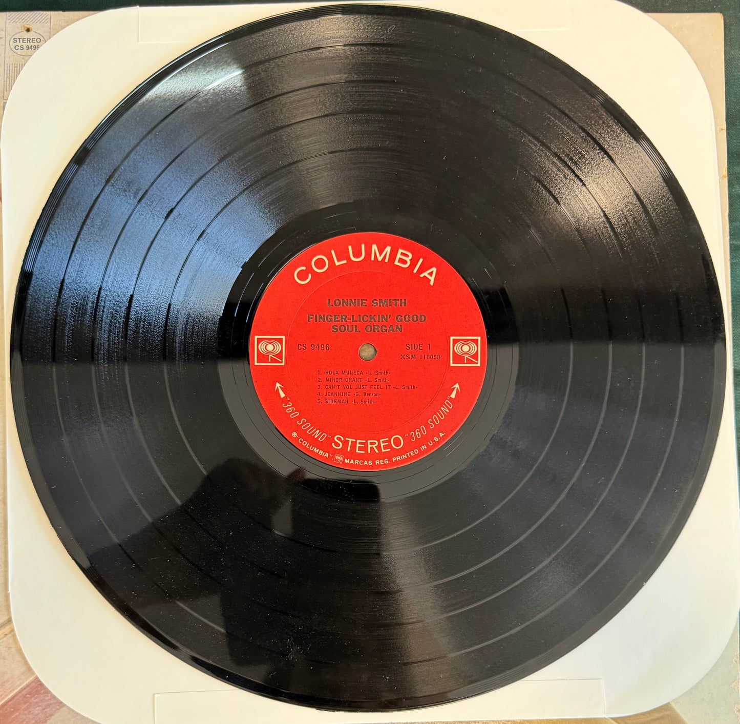 Lonnie Smith - Finger Lickin’ Good 1st Press 1967 Columbia 2-Eye -1A