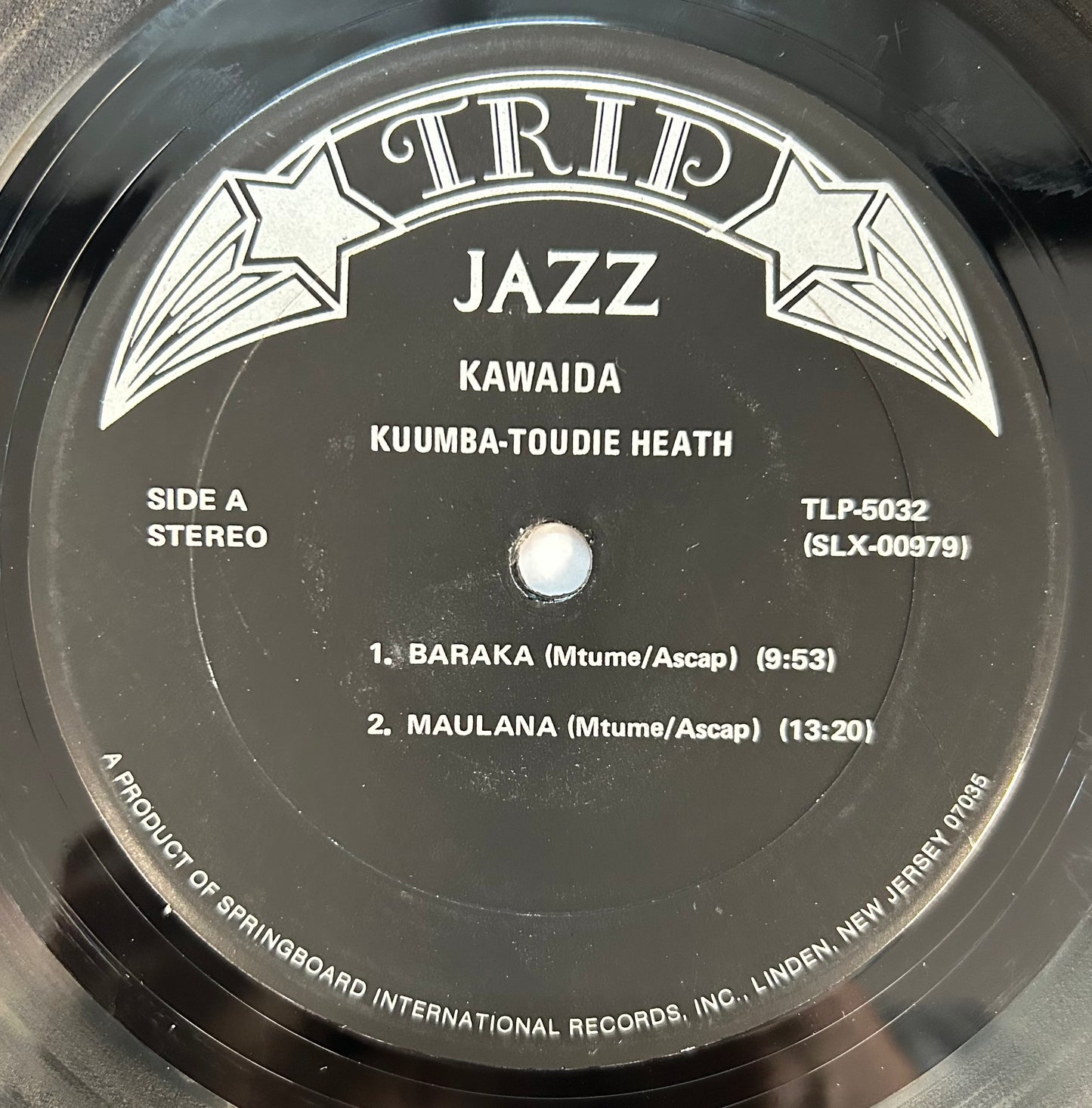 Albert "Toudie" Heath - Kawaida 2nd press 1974 Trip reissue
