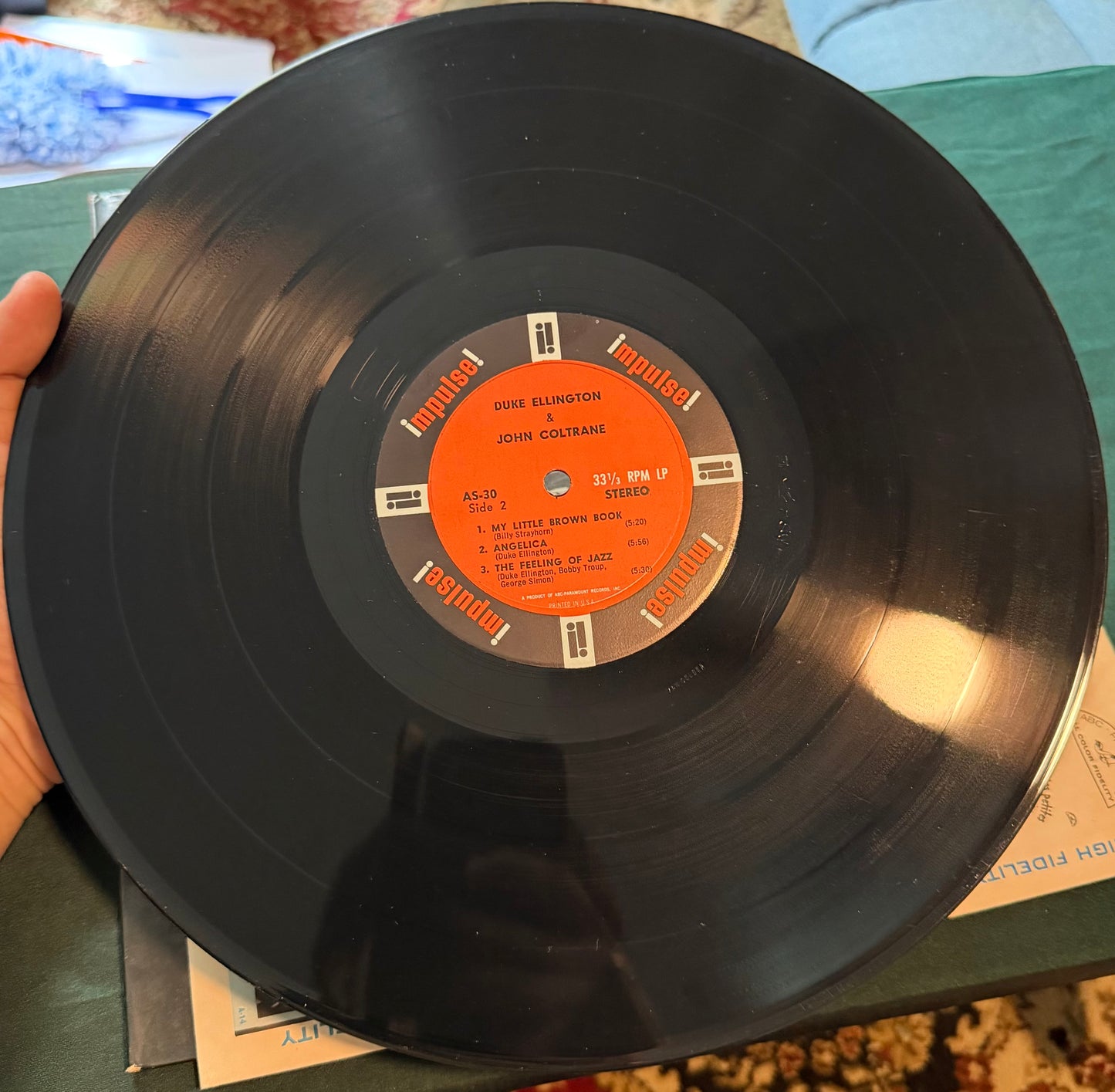 Duke Ellington & John Coltrane - Duke Ellington & John Coltrane 2nd Press 1963 Van Gelder Stereo Impulse