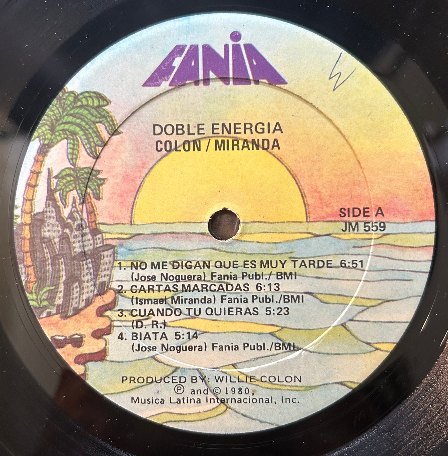 Willie Colon / Ismael Miranda - Doble Energia 1st Press 1980 Fania Salsa