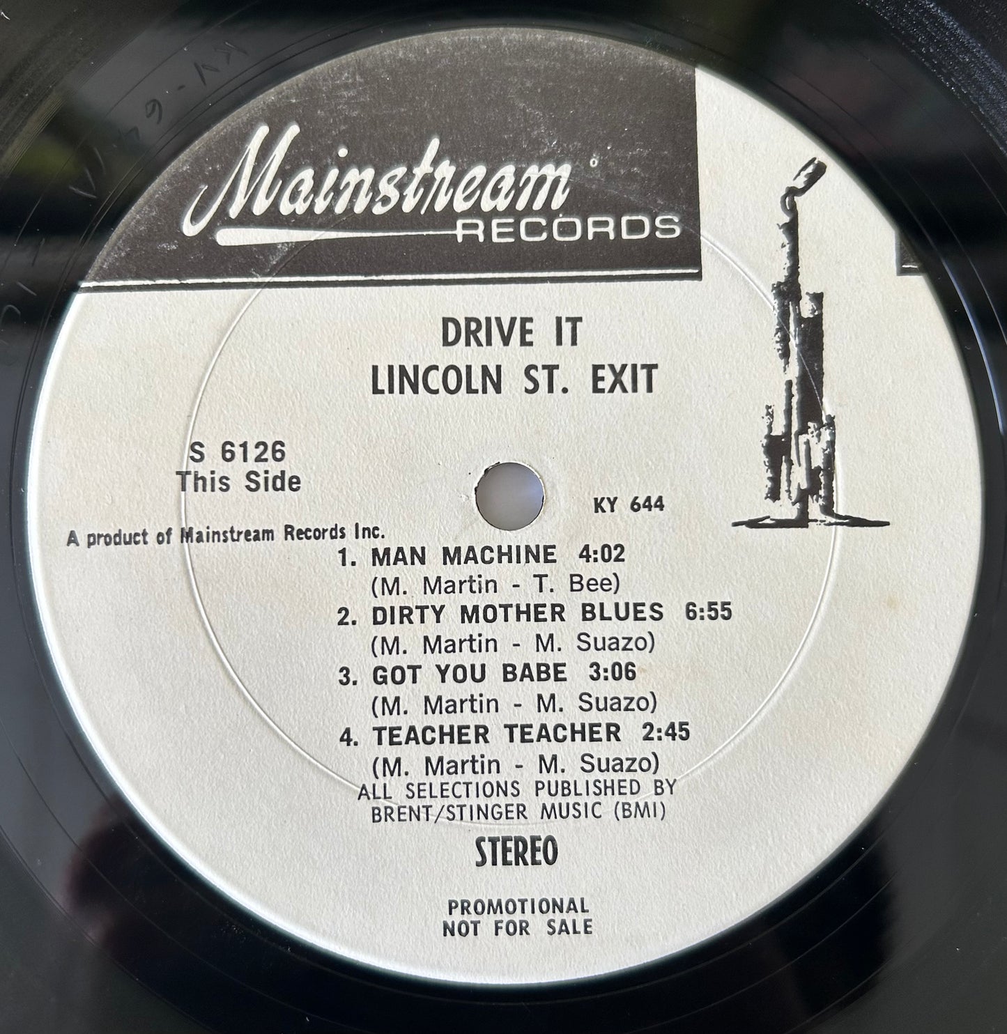 Lincoln St. Exit - Drive It 1st Press 1970 Mainstream WLP Rare Heavy Psych!