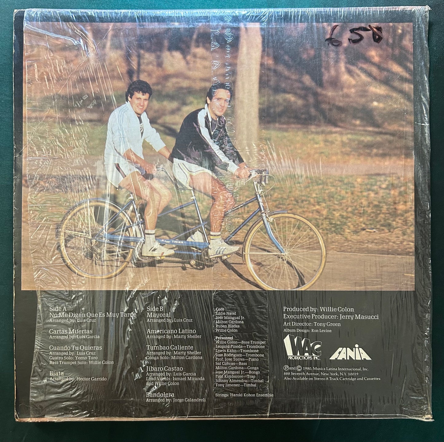 Willie Colon / Ismael Miranda - Doble Energia 1st Press 1980 Fania Salsa