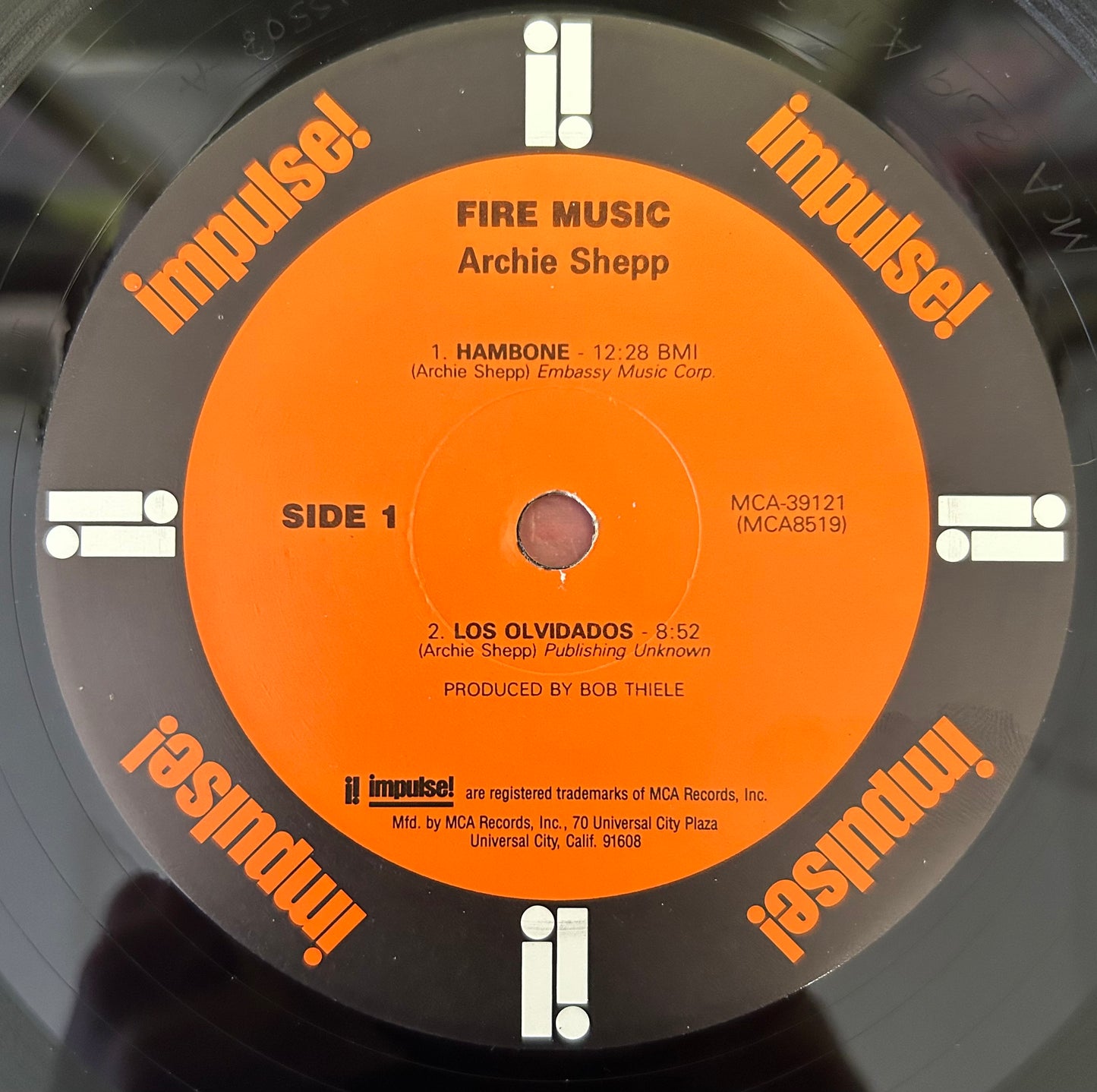 Archie Shepp - Fire Music 1989 Repress