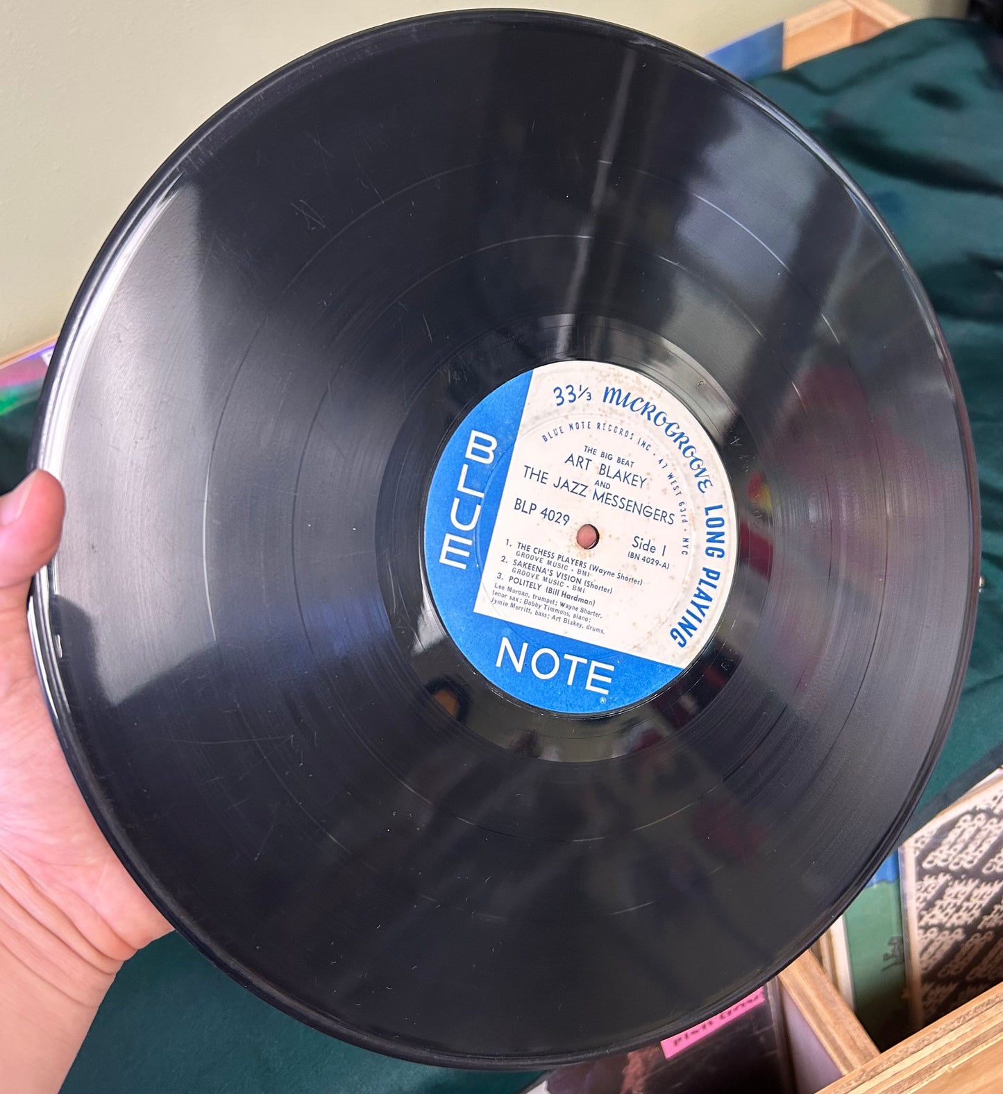 Art Blakey & The Jazz Messengers - The Big Beat 1st Press Mono 1960 Blue Note