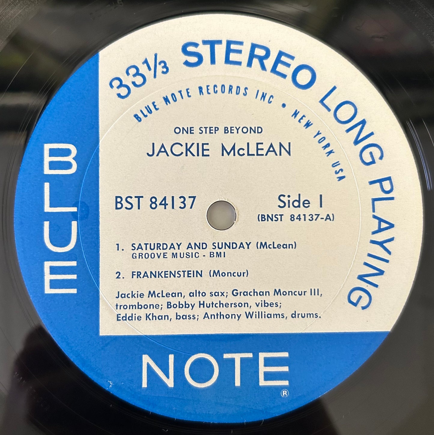 Jackie McLean - One Step Beyond 1st Stereo press 1964 Blue Note