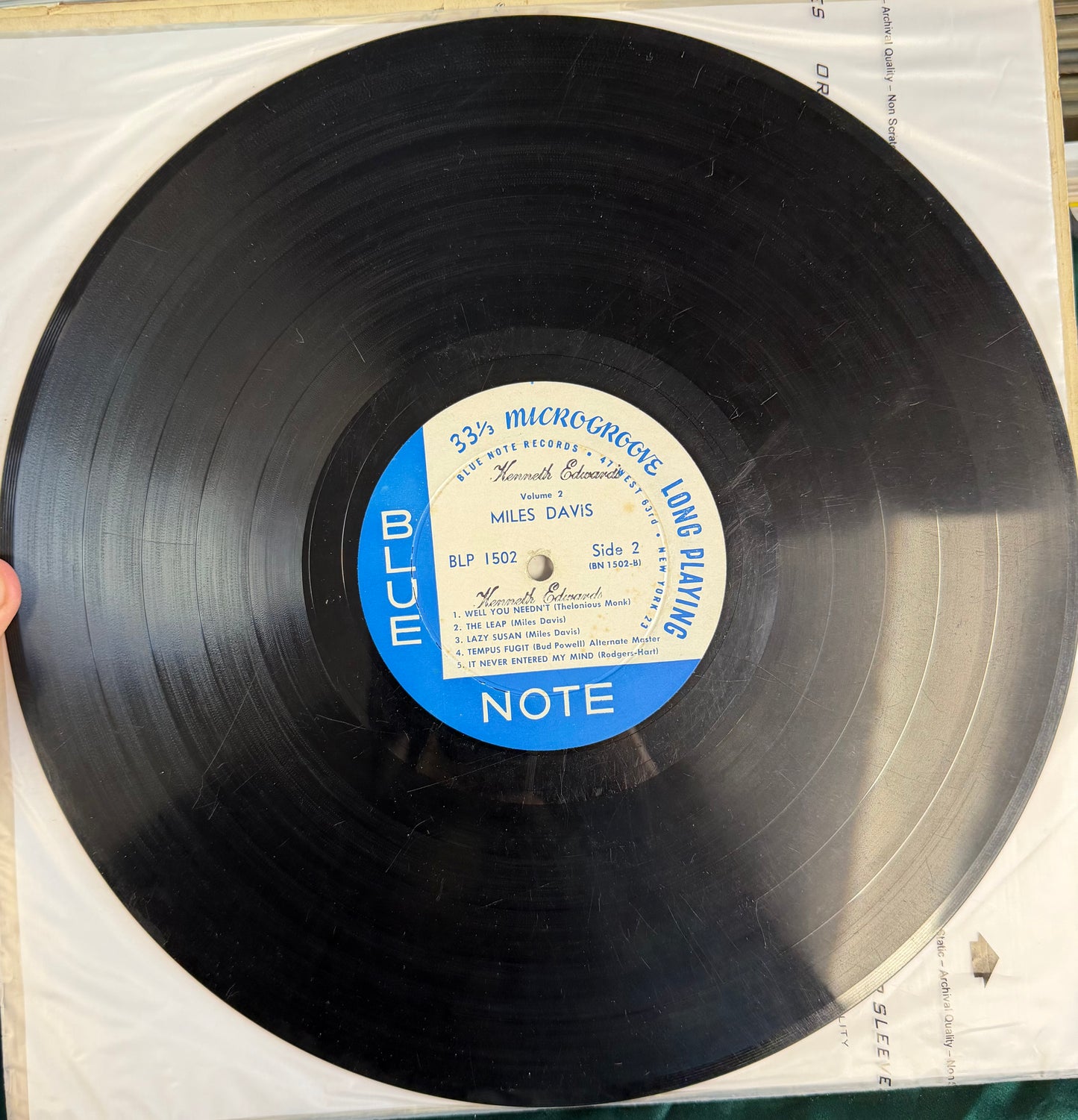 Miles Davis - Volume 2 Blue Note 1502 2nd Press 1957 New York 23