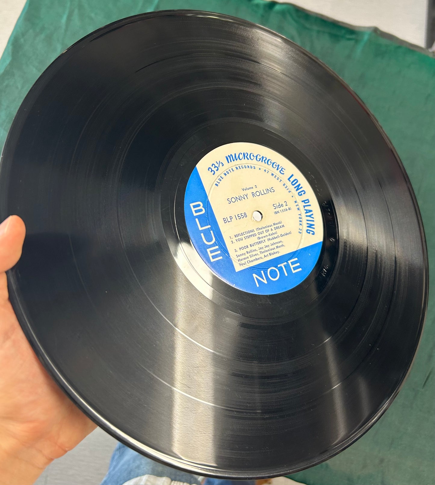 Sonny Rollins - Volume 2 Blue Note 1558 1st Press 1958 47 West 63rd New York 23