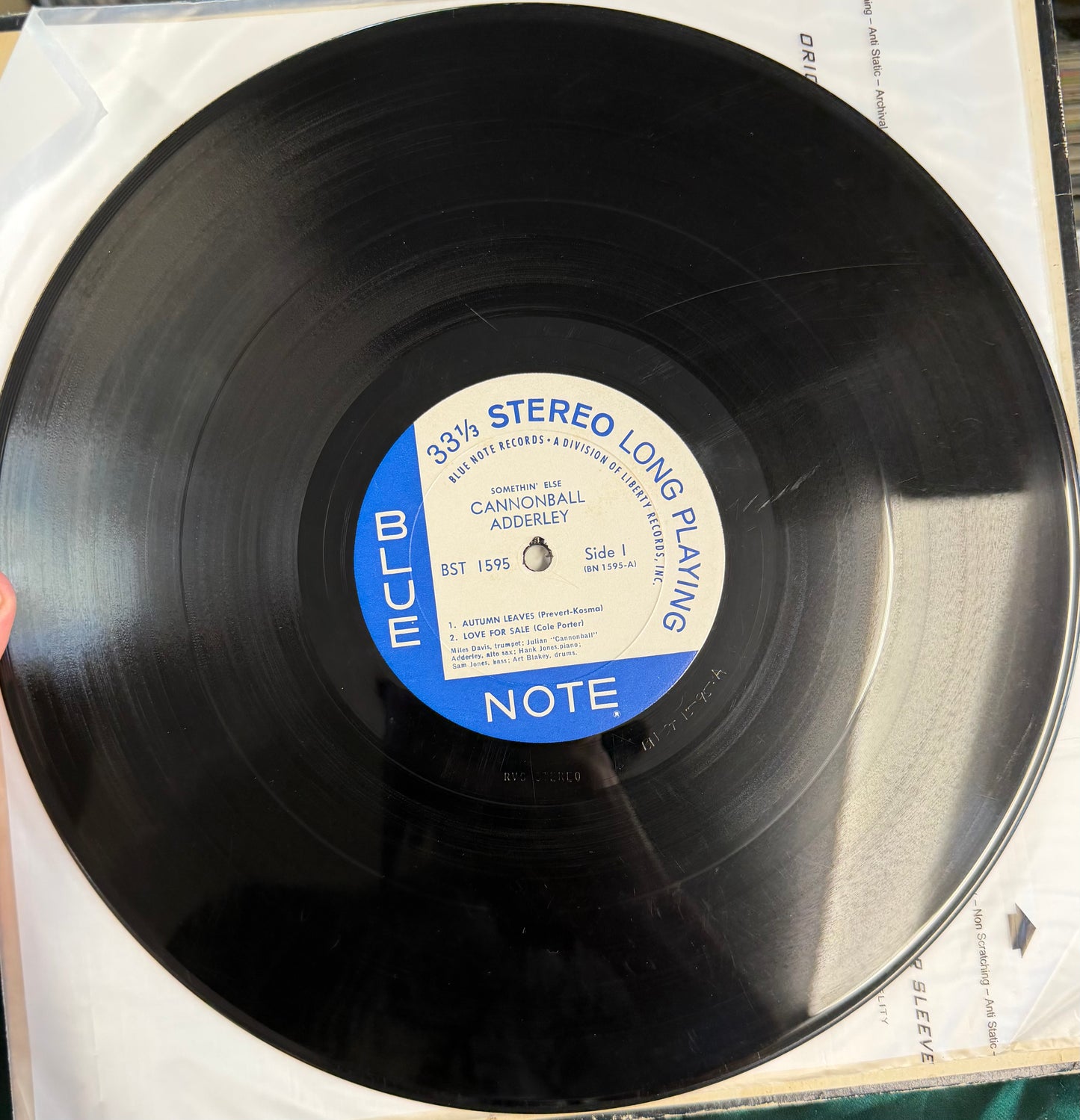 Cannonball Adderley - Somethin' Else 1966 Liberty Press Stereo RVG Blue Note