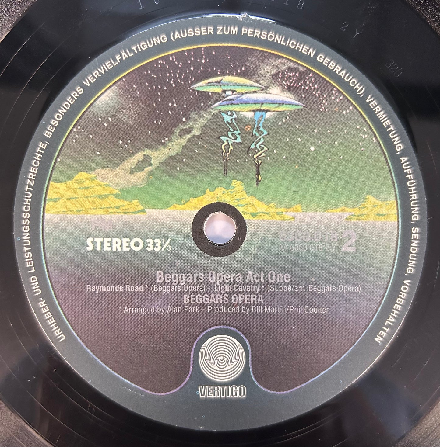 Beggars Opera - Act One 2nd Press Germany Vertigo Spaceship Label