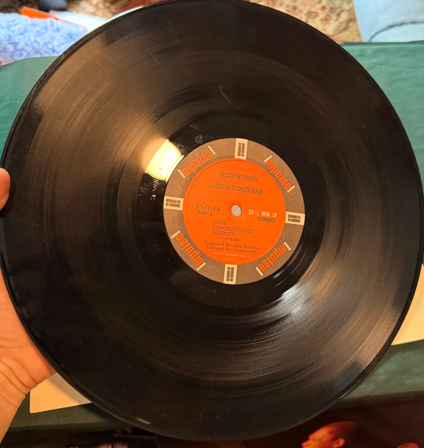 John Coltrane - Meditations 1st Press 1966 Stereo Impulse Van Gelder