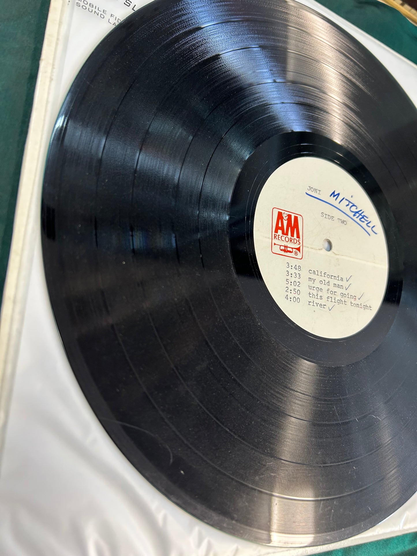 Joni Mitchell - Blue - ACETATE 1971 With 2 Unreleased / Alternate Tracks!