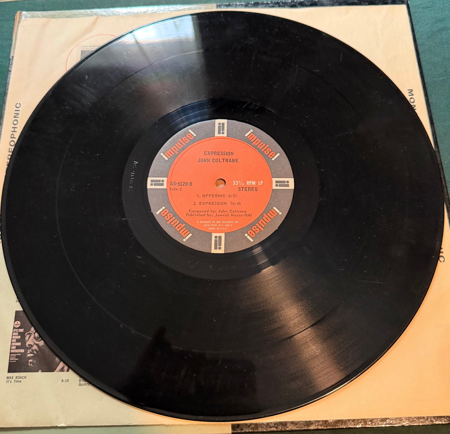 John Coltrane - Expression 1st Press 1967 Impulse