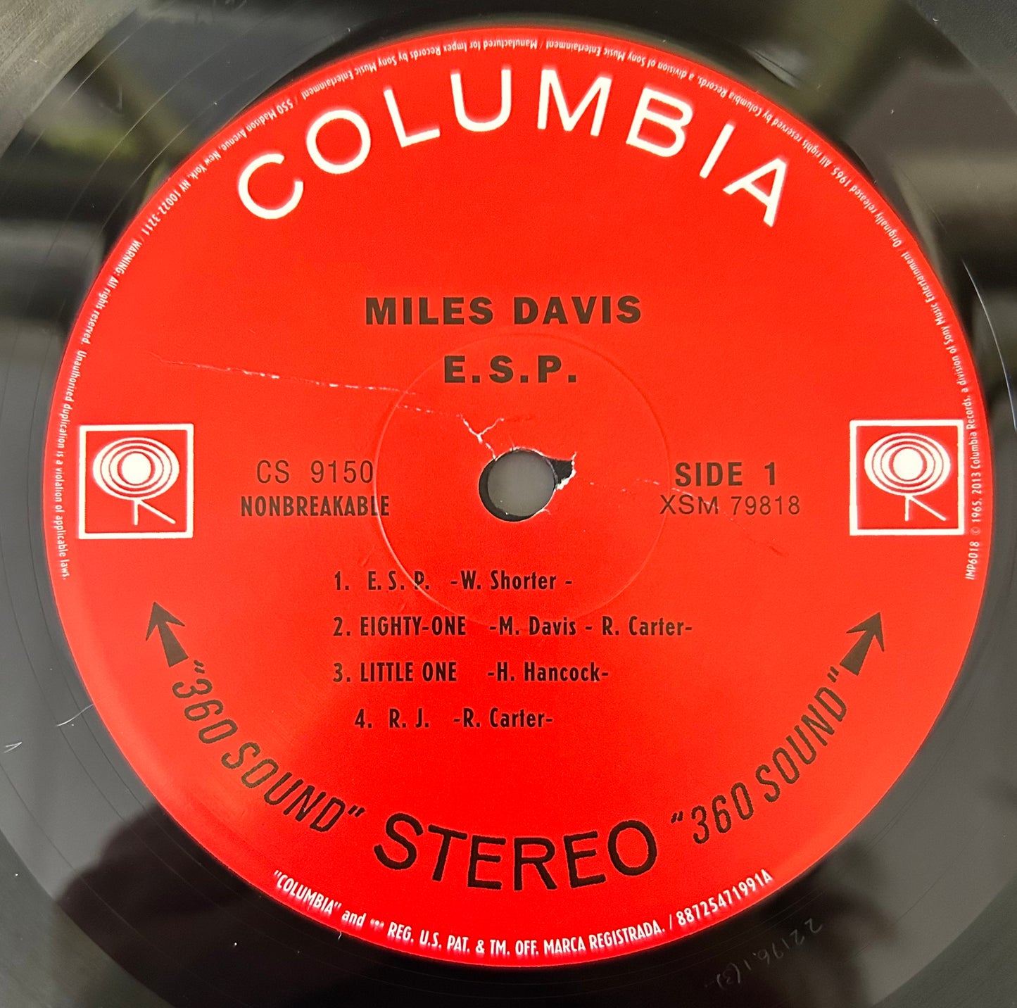 Miles Davis - E.S.P. 2014 Limited Edition Impex Audiophile Press