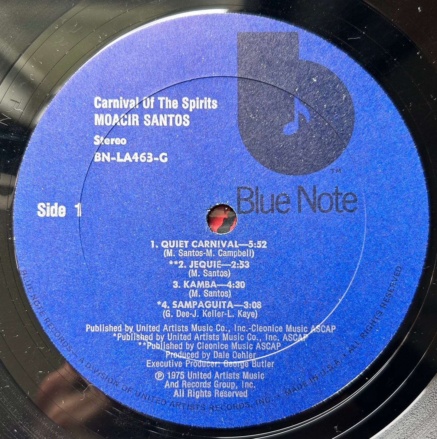 Moacir Santos - Carnival Of The Spirits 1st Press 1975 Blue Note Latin Jazz
