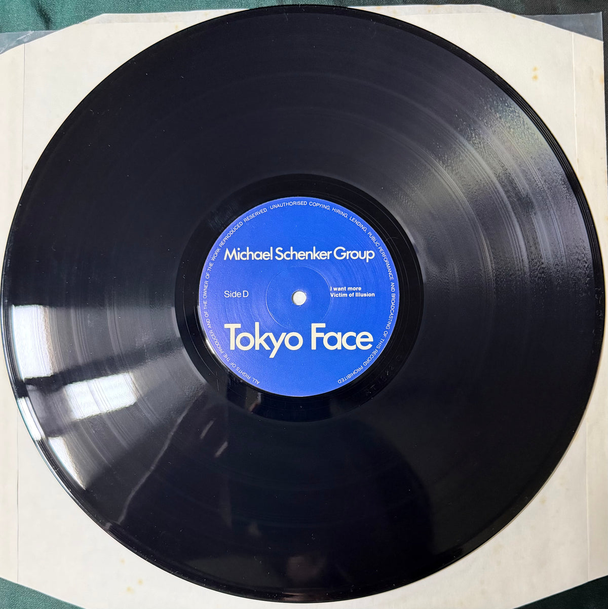 Michael Schenker Group - Tokyo Face 2 LP 1980's Live Unofficial Release