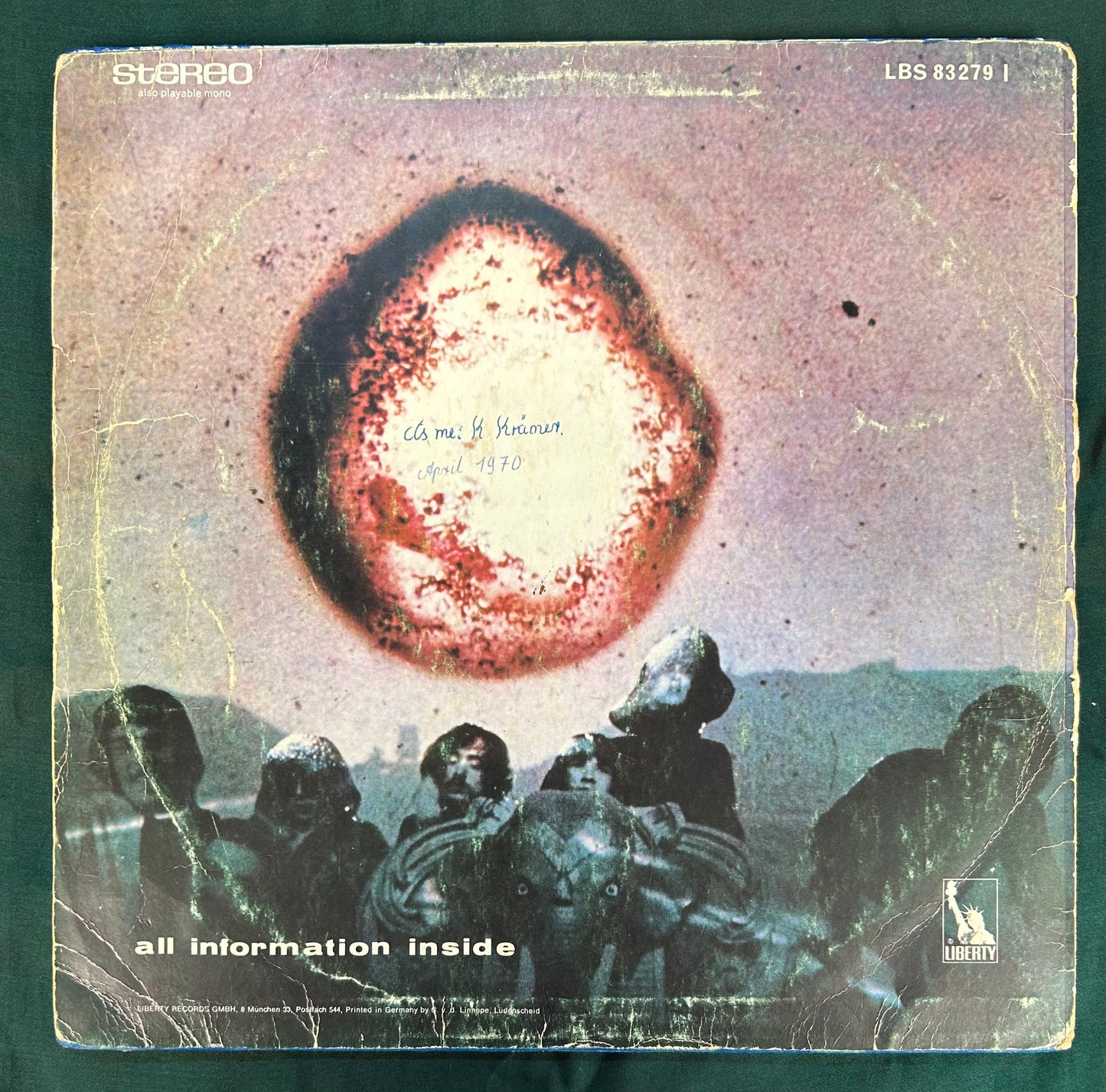 Amon Duul II - Phallus Dei 1st Press Germany 1969 Liberty Krautrock