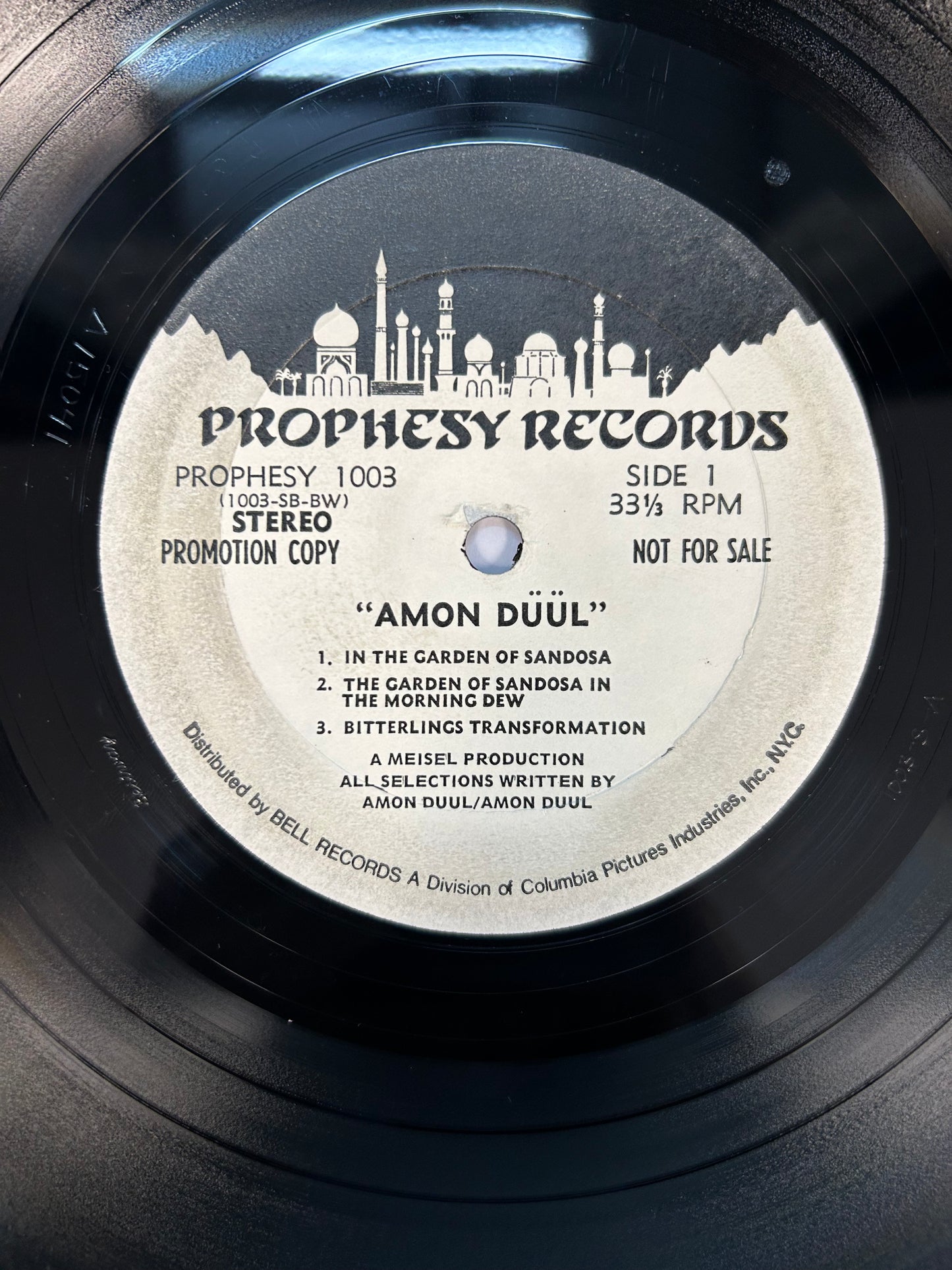 Amon Duul - Amon Duul 1st Press US 1970 Promo White Label Prophesy