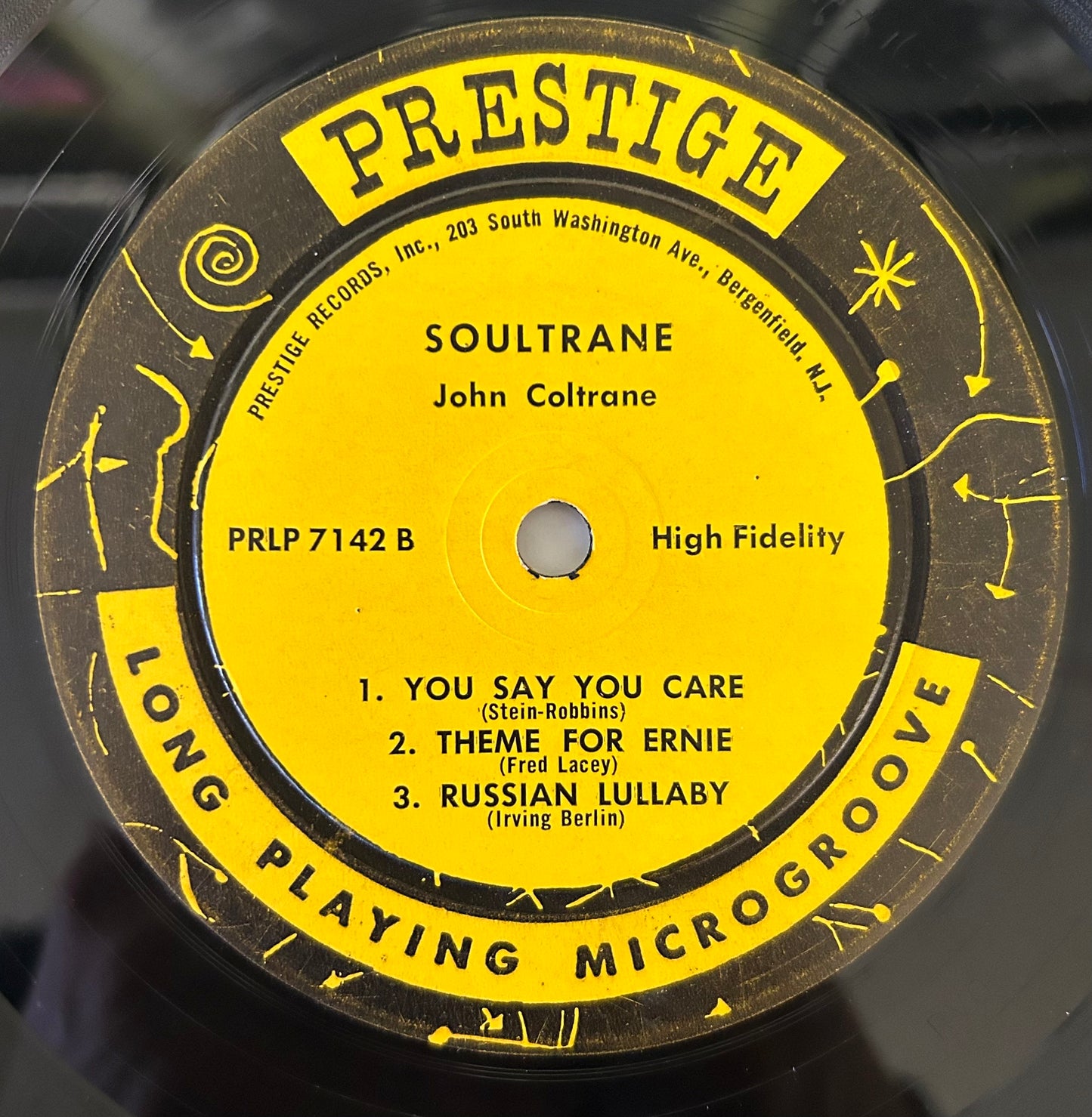 John Coltrane - Soultrane 1st Mono Press 1958 Prestige Bergenfield RVG