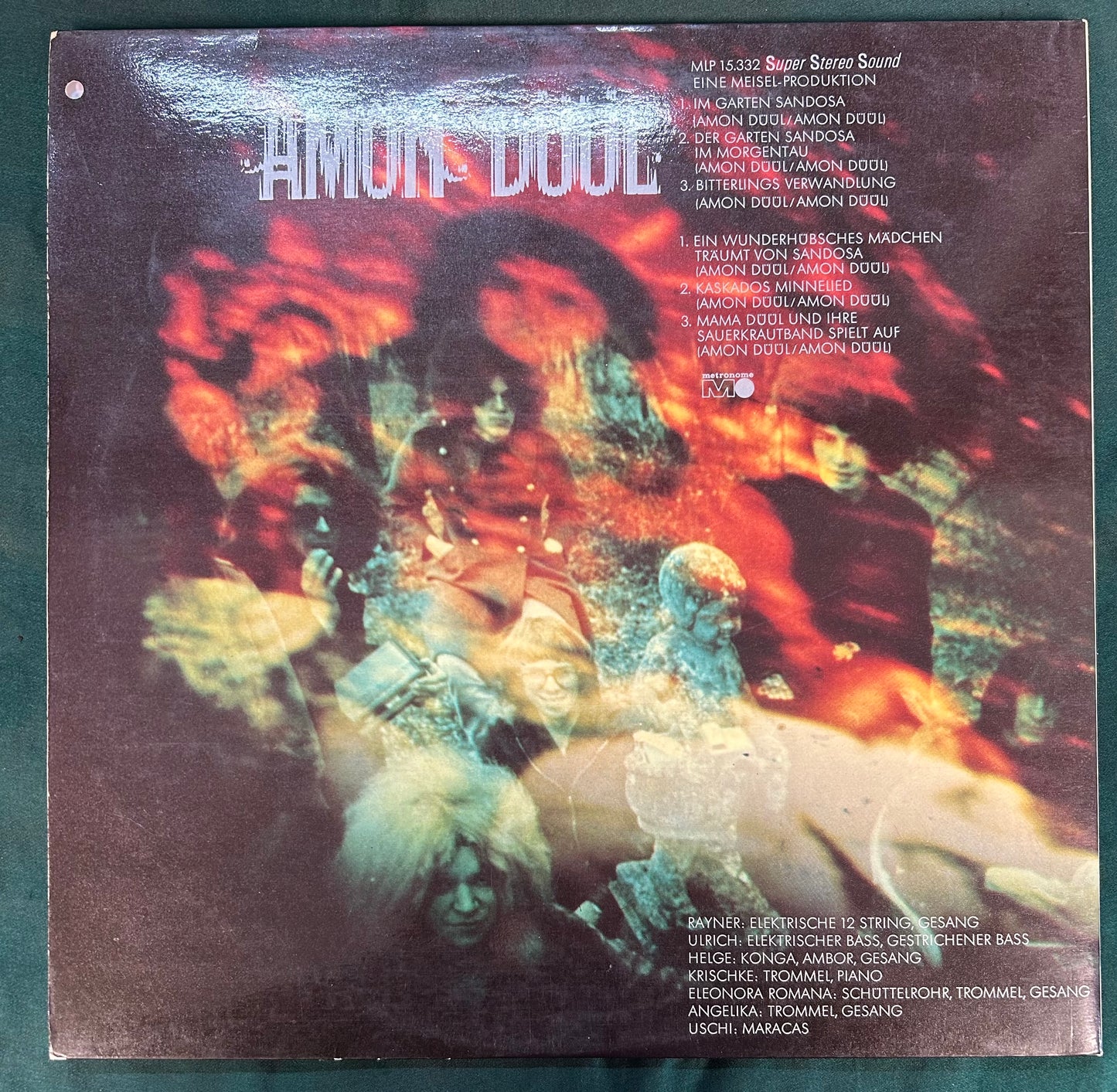 Amon Duul - Psychedelic Underground 1st Press Germany 1969 Metronome
