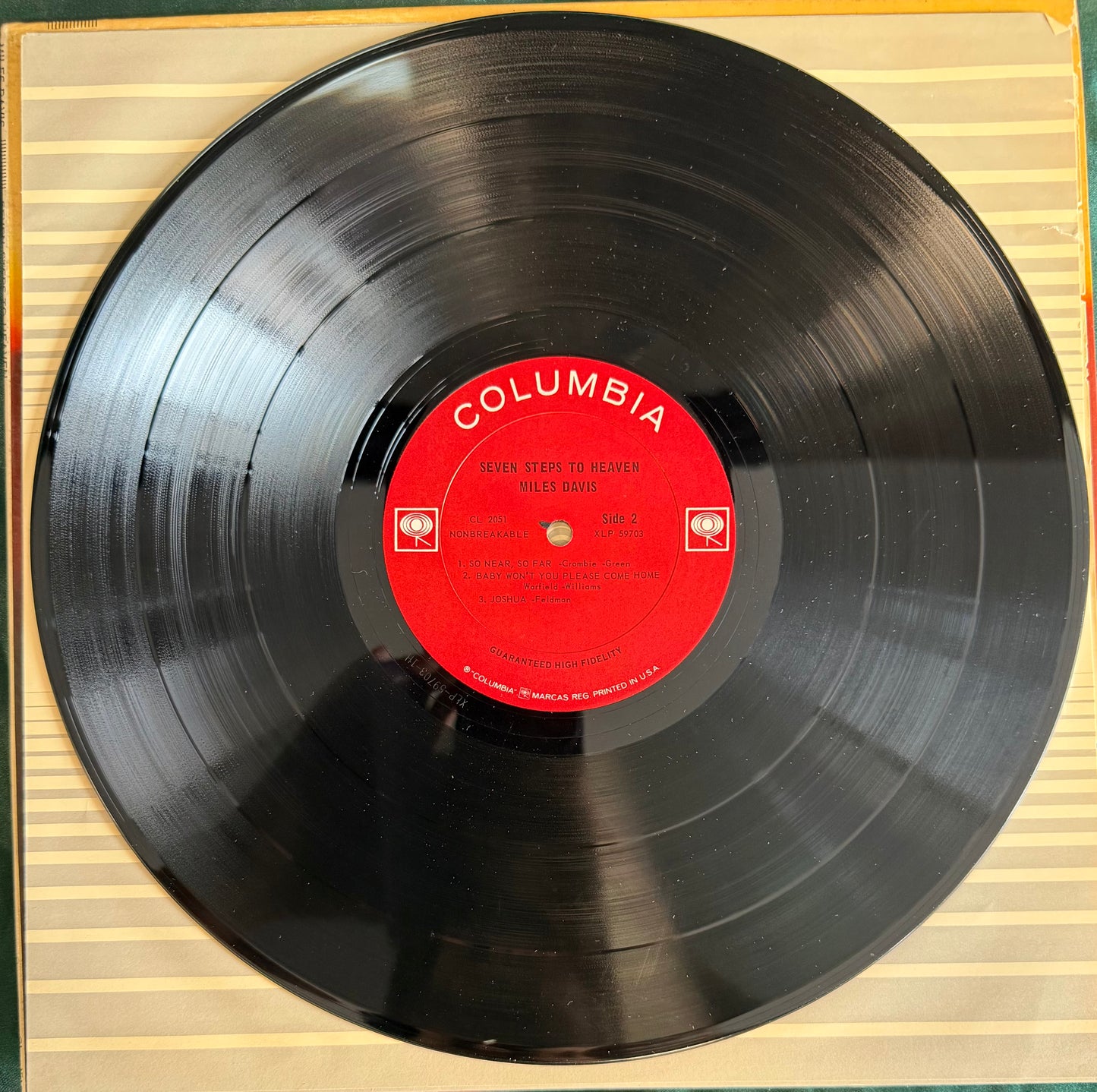Miles Davis - Seven Steps To Heaven 1st Press 1963 Columbia 2-Eye Mono