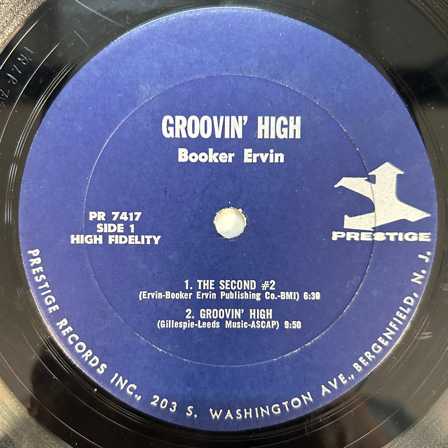 Booker Ervin - Groovin' High 1st Mono Press 1966 Prestige Trident