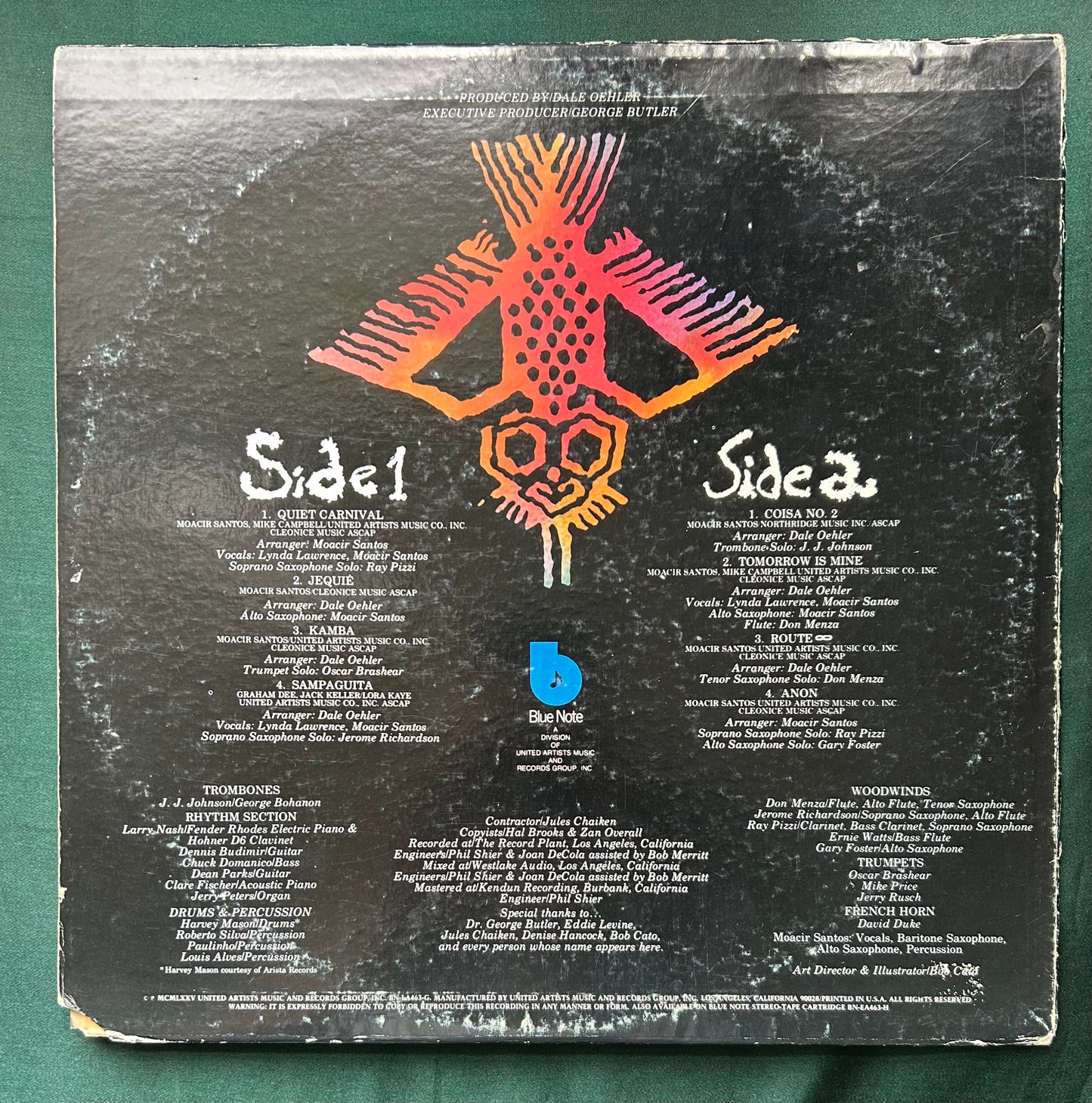 Moacir Santos - Carnival Of The Spirits 1st Press 1975 Blue Note Latin Jazz