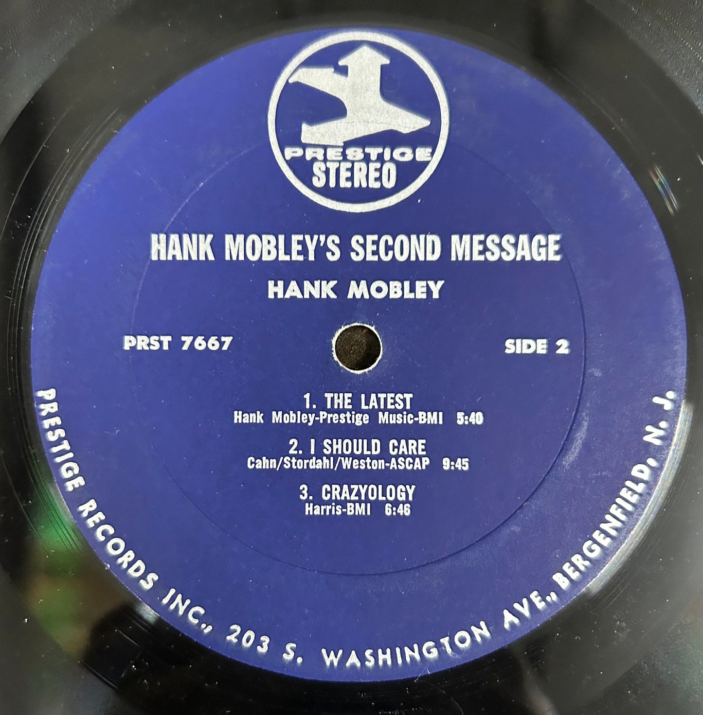 Hank Mobley - Mobley's Second Message 1969 Prestige Trident