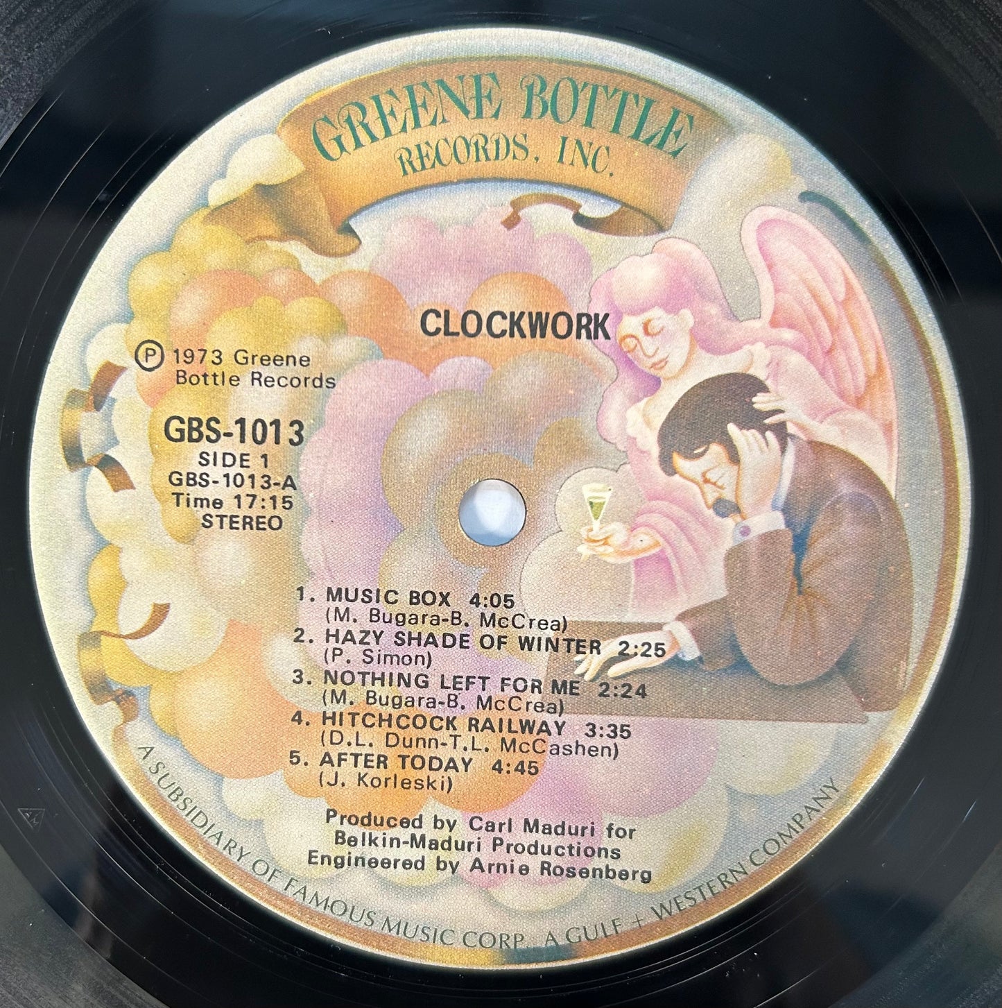 Clockwork - Clockwork Greene Bottle 1973 Psych Rock