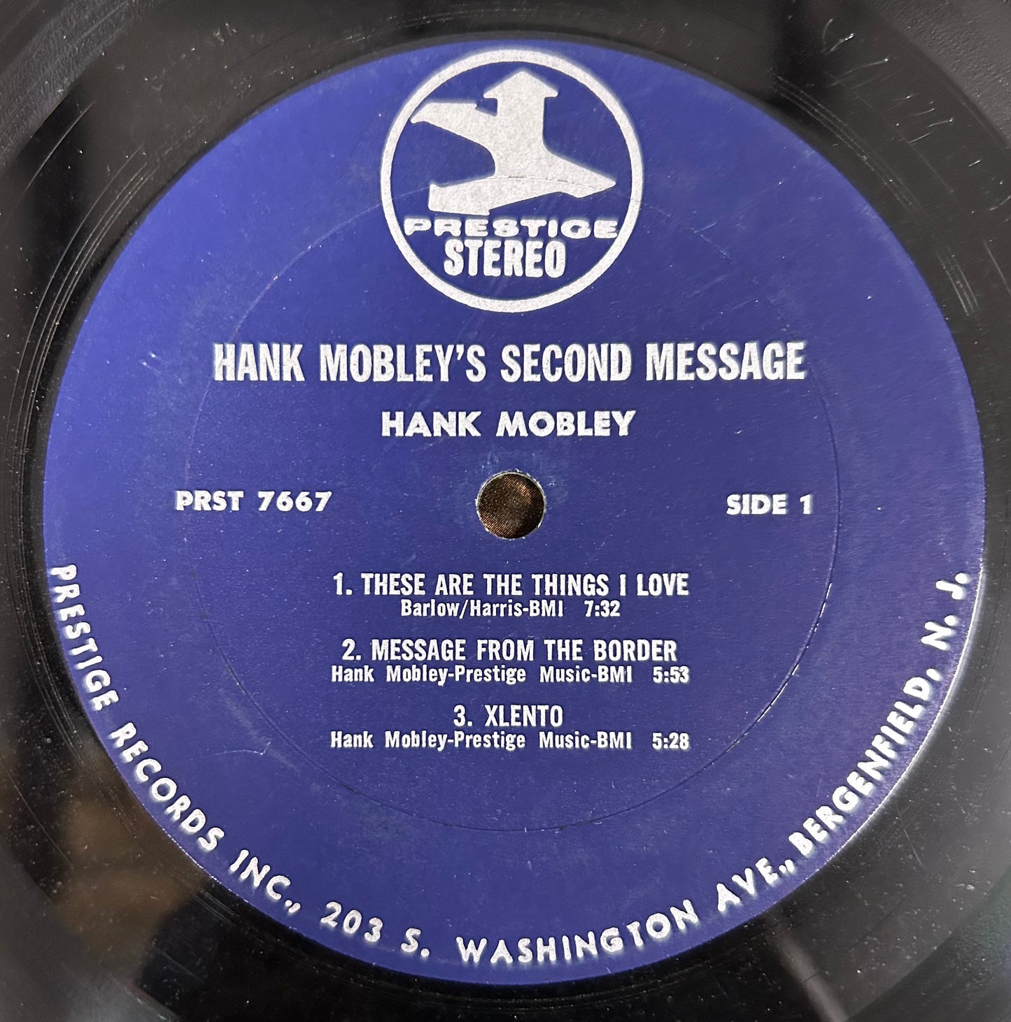 Hank Mobley - Mobley's Second Message 1969 Prestige Trident