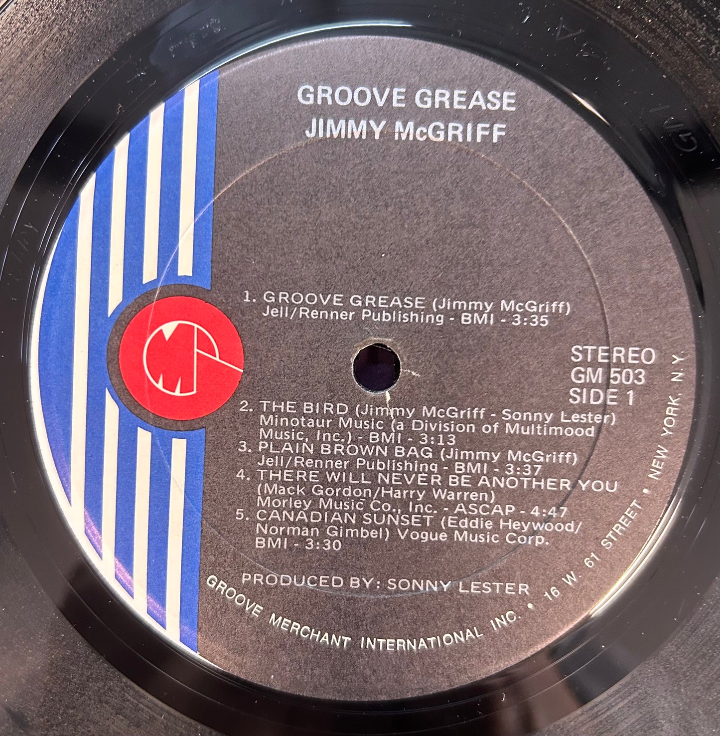 Jimmy McGriff - Groove Grease 1st Press 1971 Groove Merchant