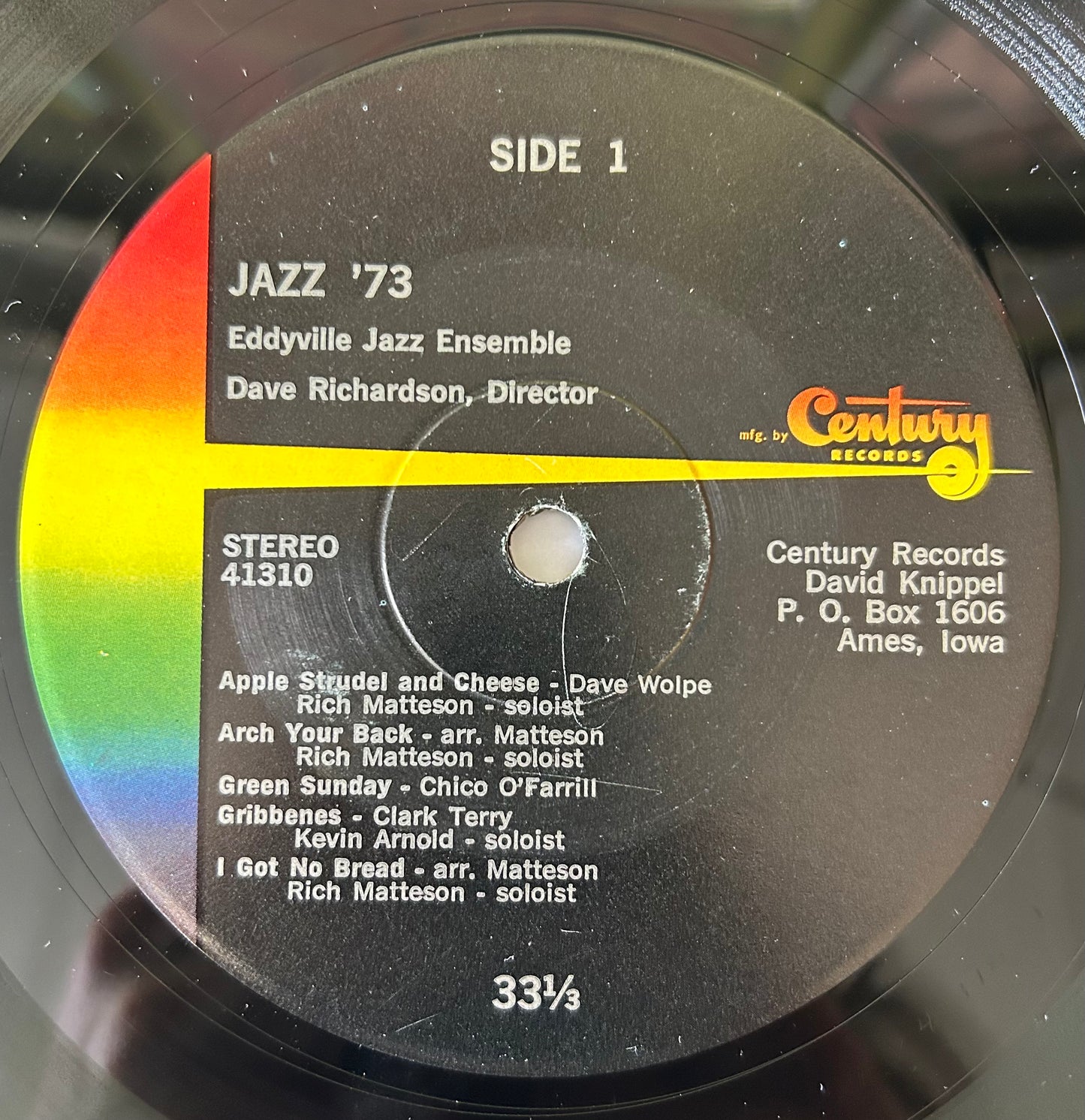 Eddyville Jazz Ensemble - Jazz '73 Private Press High School Jazz Band - Funky!